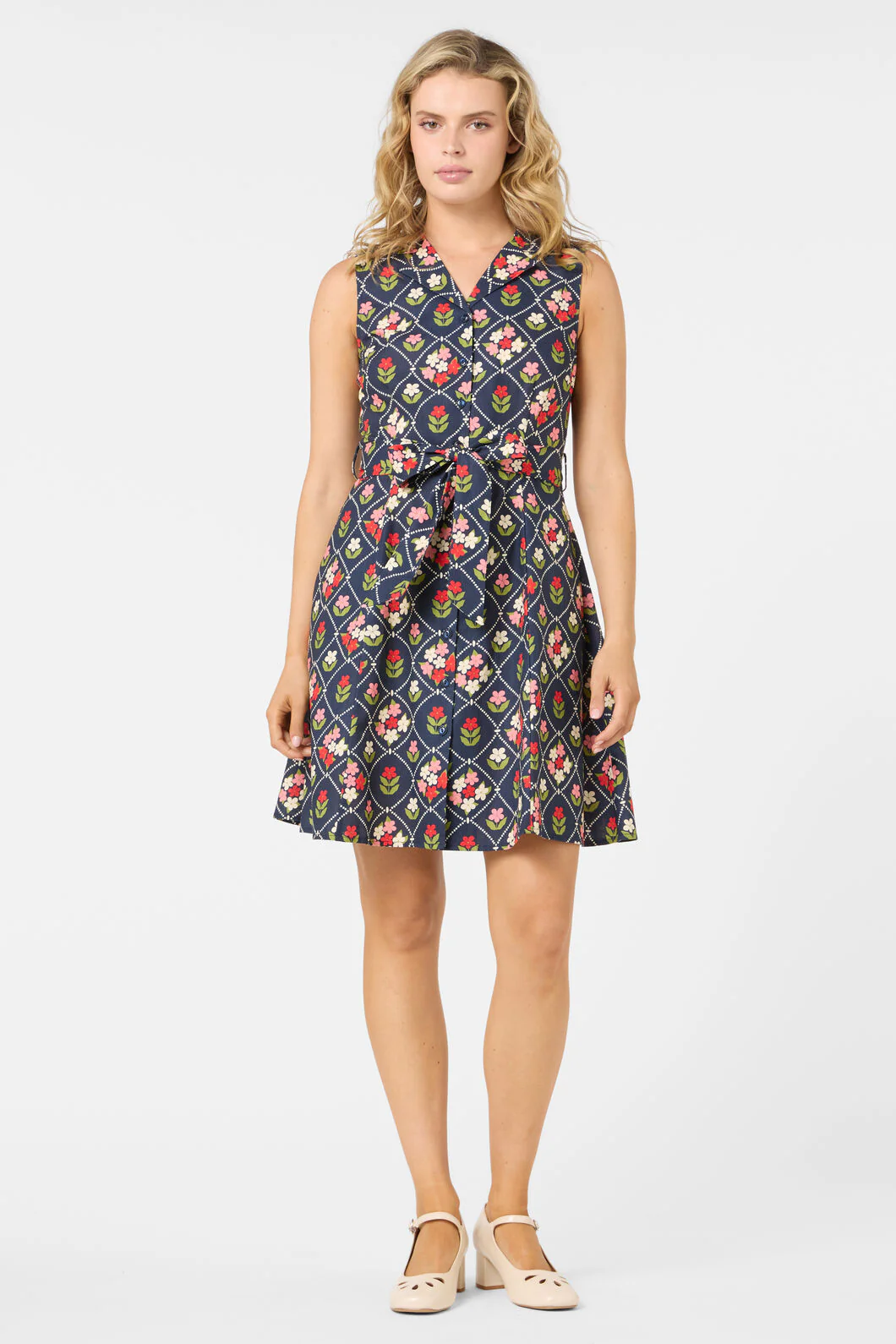 Judy Collar Mini Dress