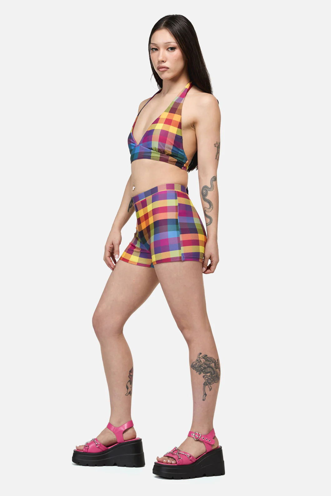 Cosy Check Bikini Bottom