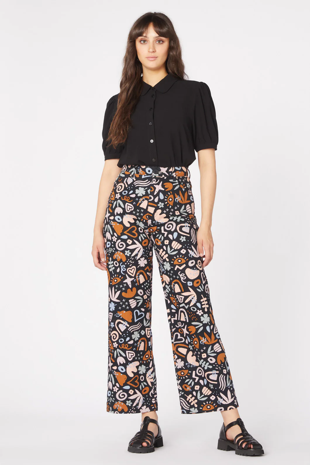 Arty Geo Printed Jean