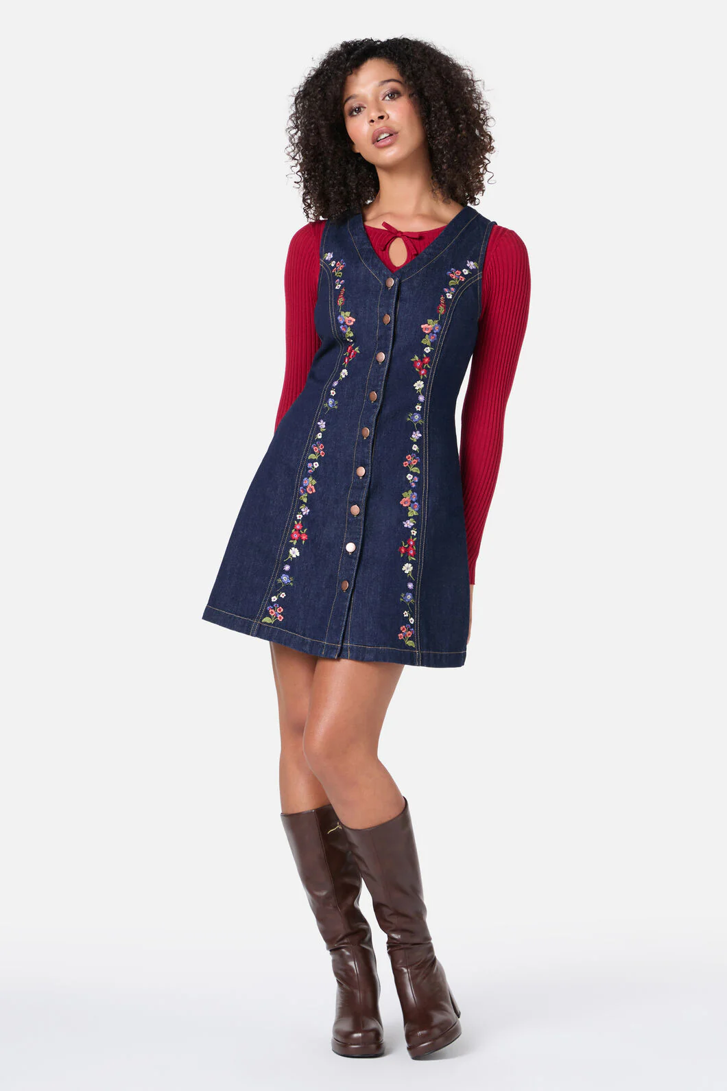 Ada Embroidered Pinafore