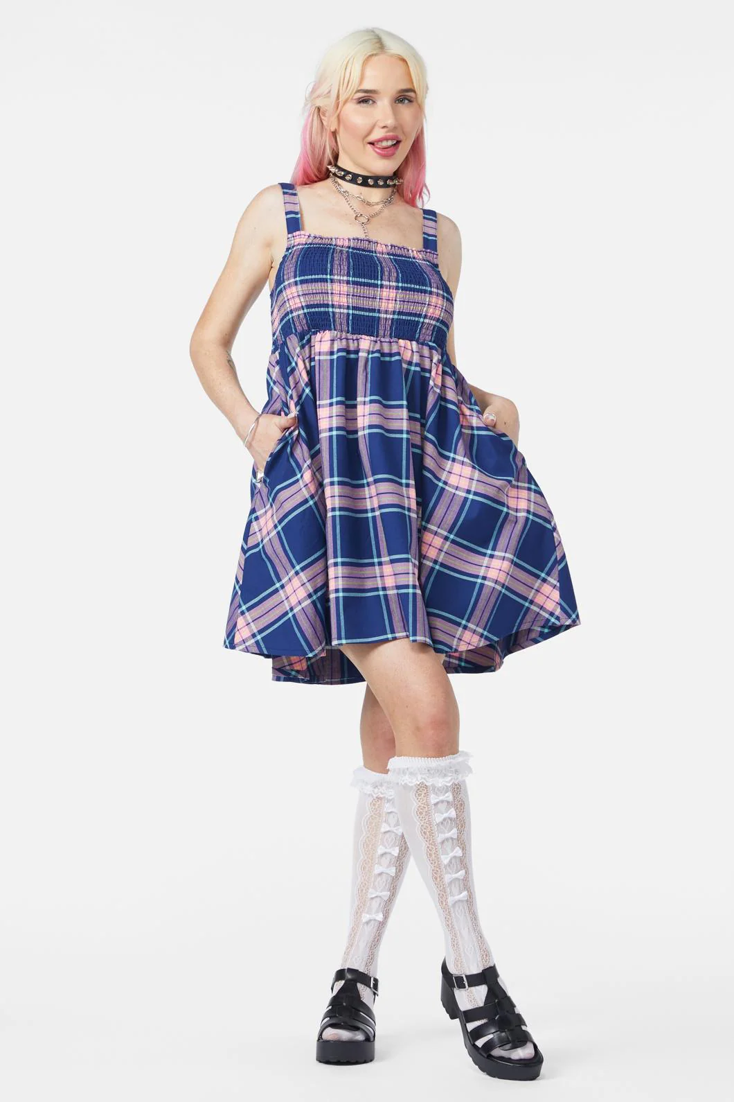 Sandbank Tartan Dress