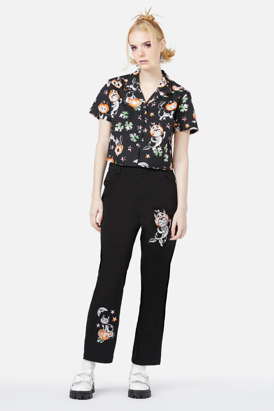 Pumpkin Patch Kitty Blouse