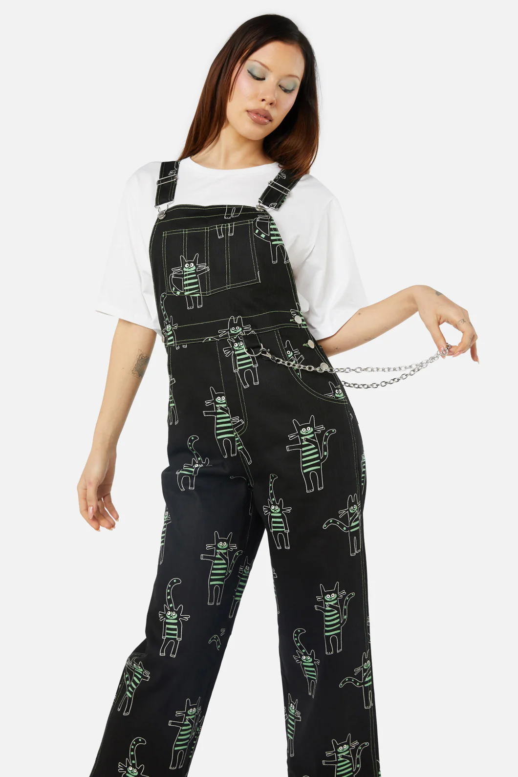 Peculiar Puss Overalls