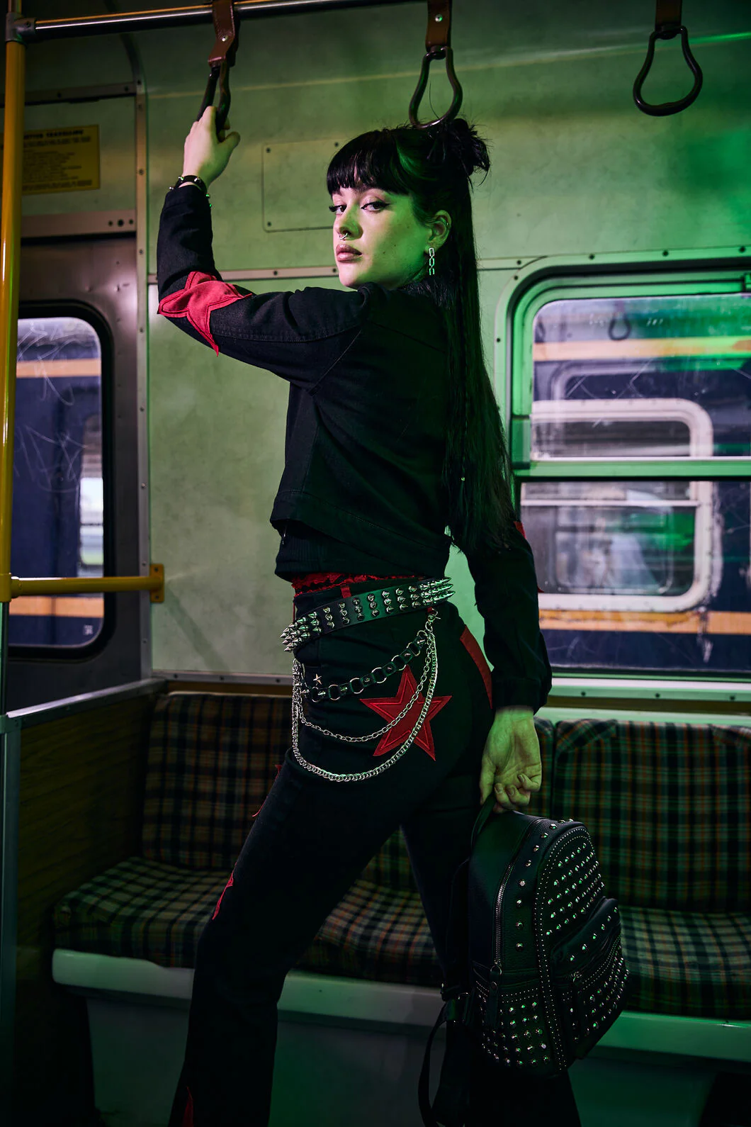 Leather Look Link Chain