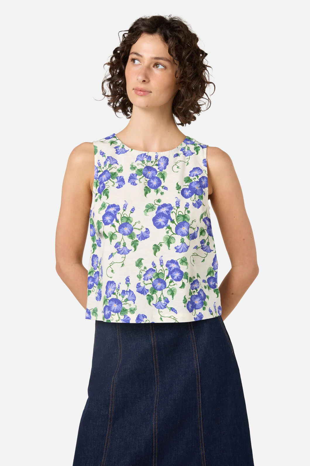 Morning Glory Shell Top