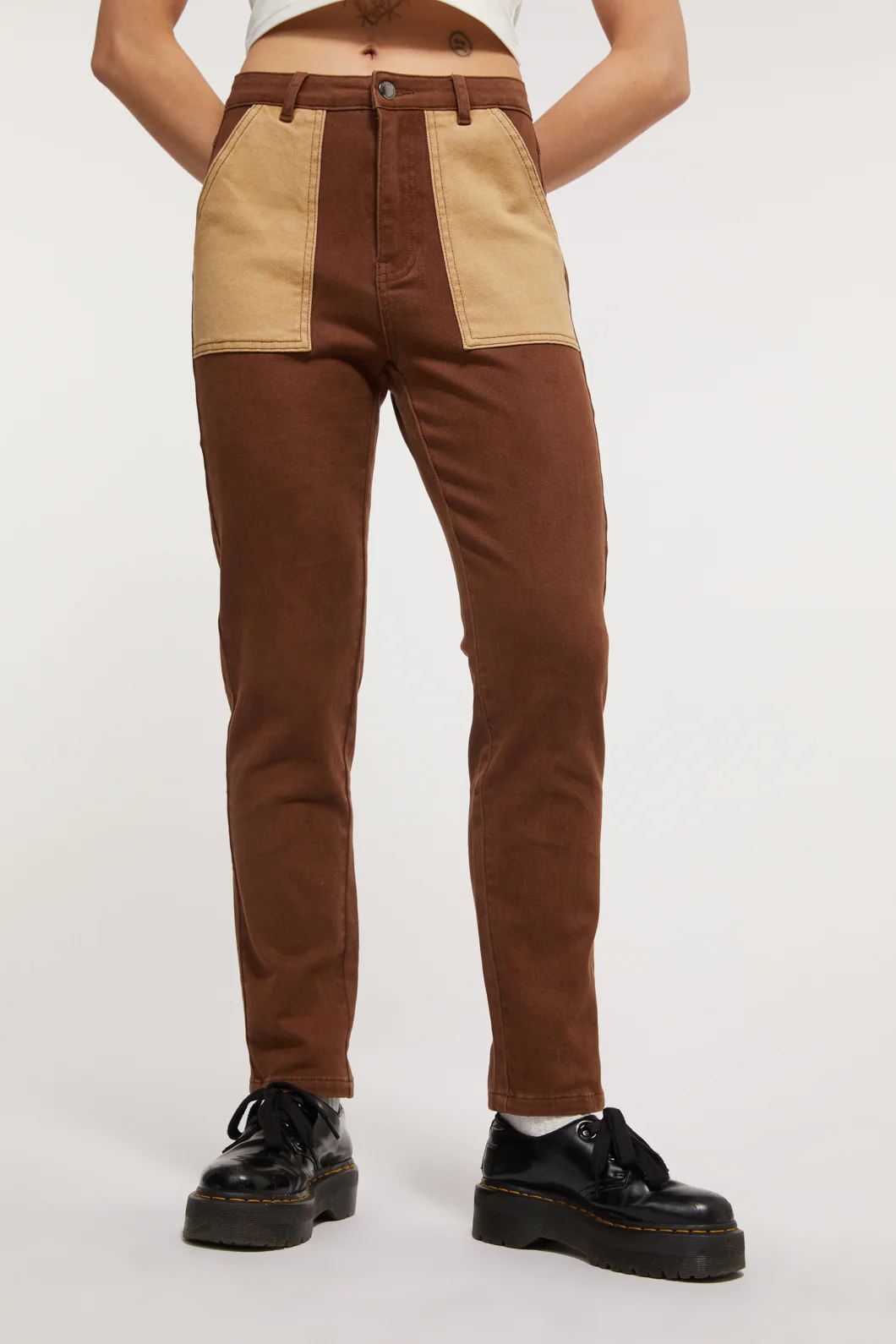 Hamlet Split Drill Jeans