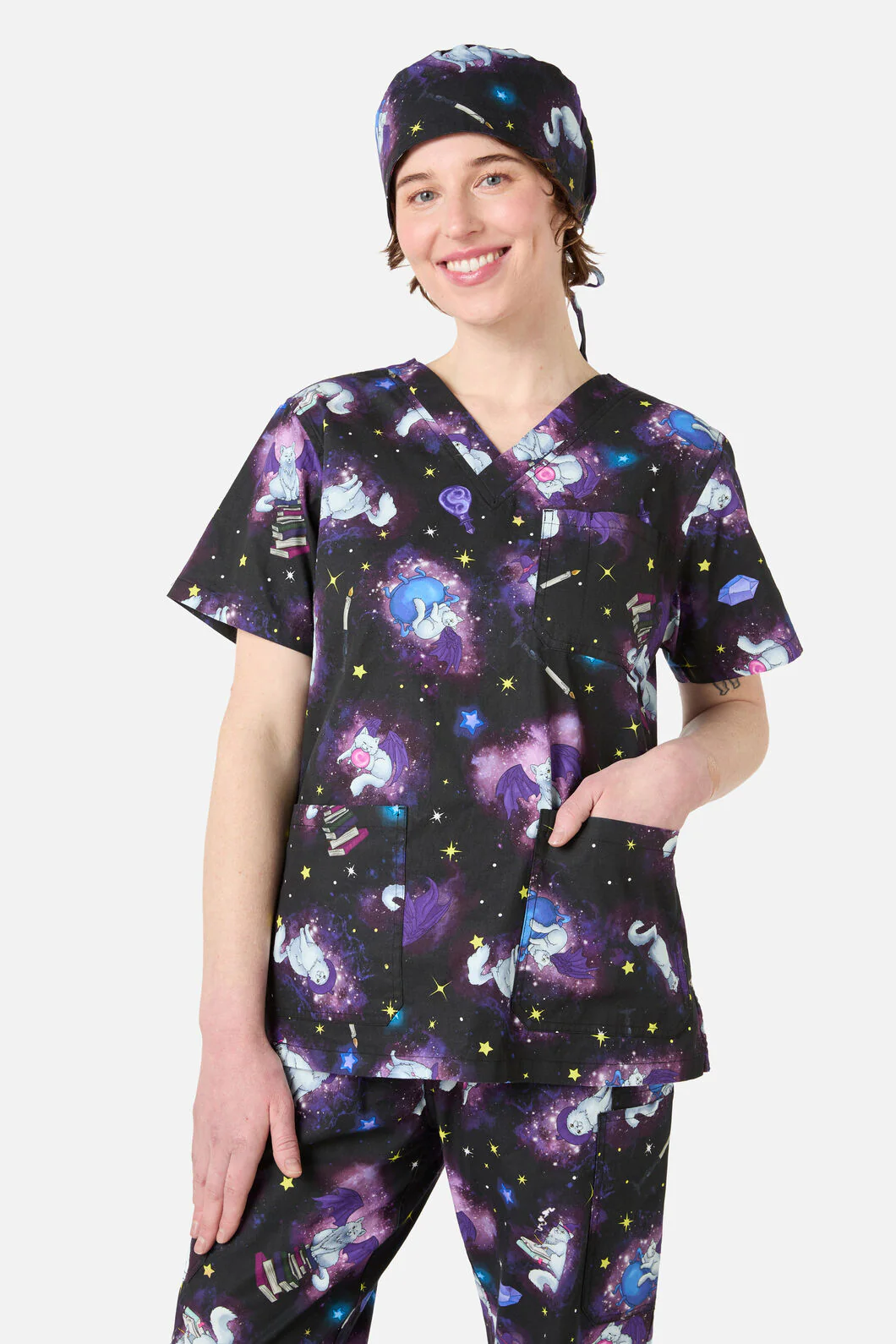 Magic Cats Scrub Hat