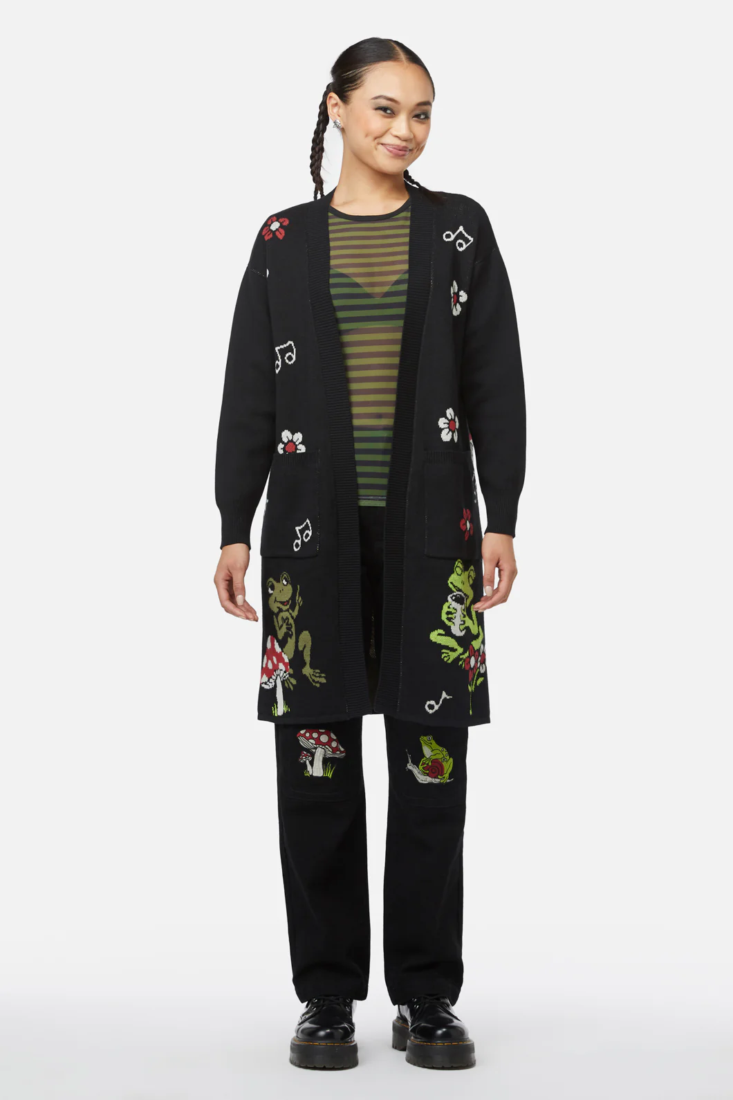 Froggy Picnic Cardigan