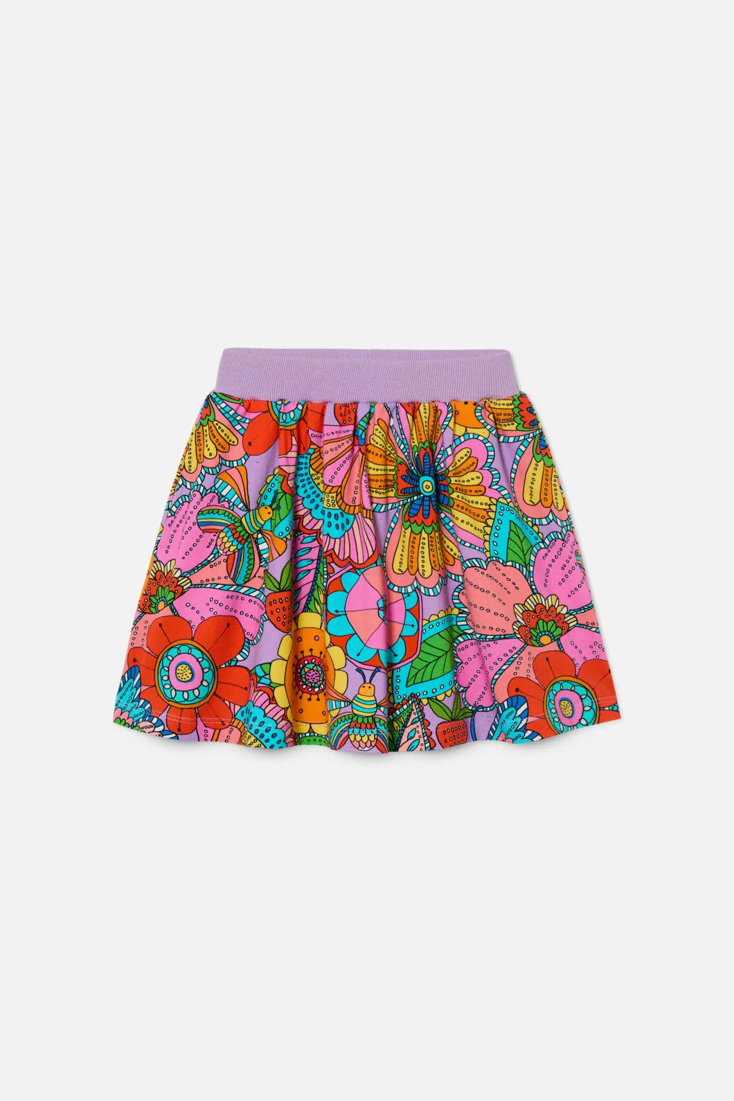 Paisley Floral Kids Skirt