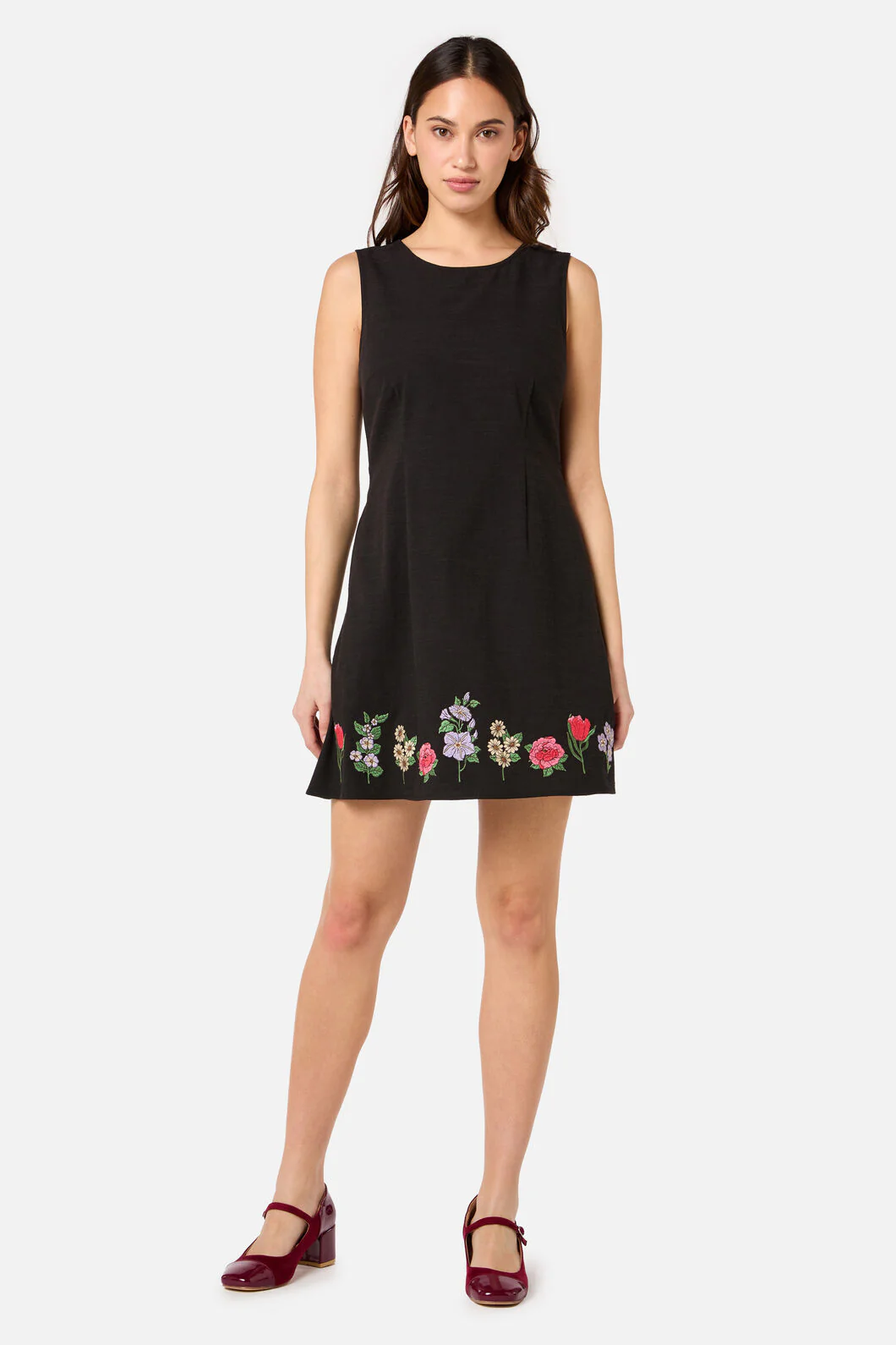 Fleur Embroidered Shift Dress