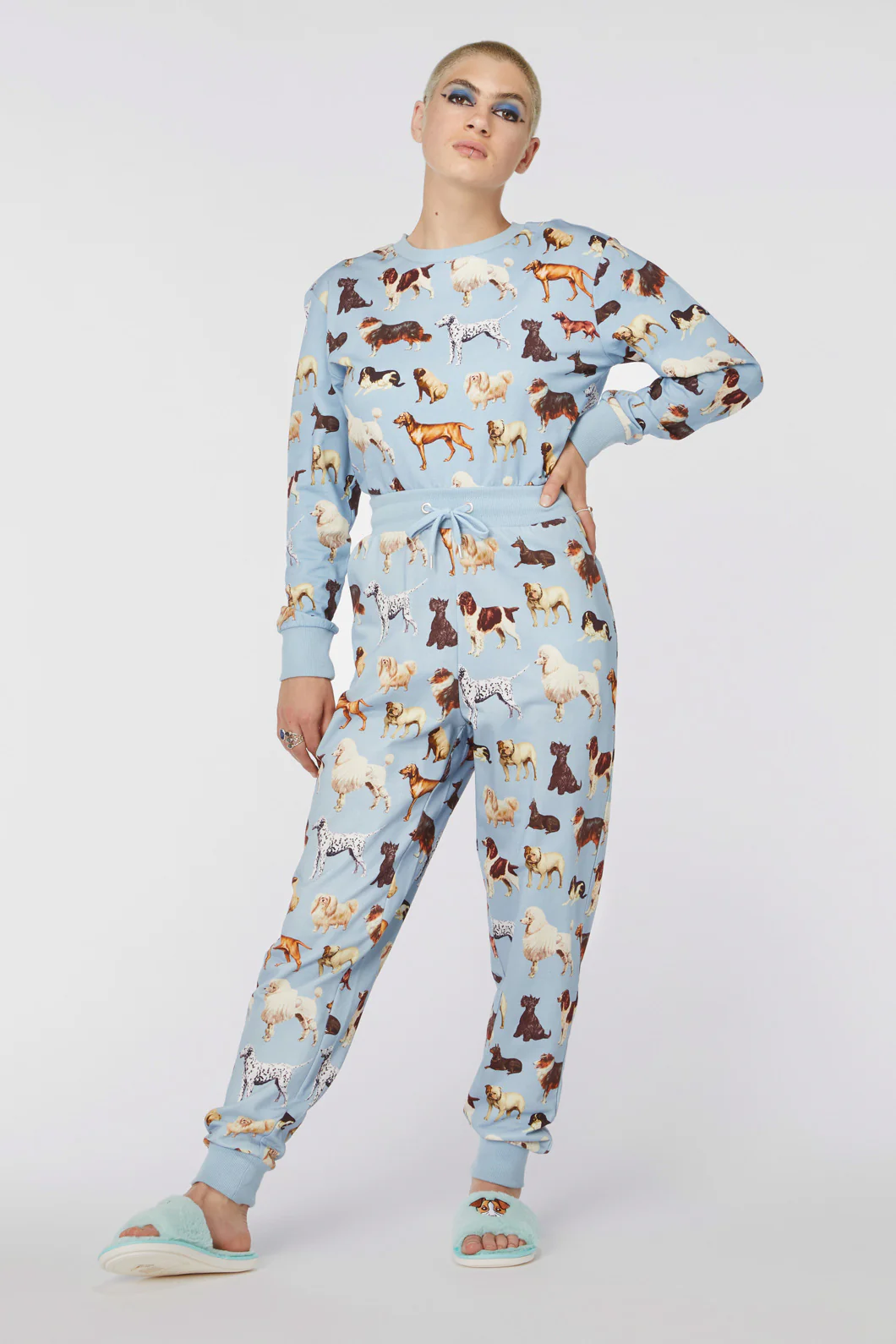 Doggo Print Track Pant