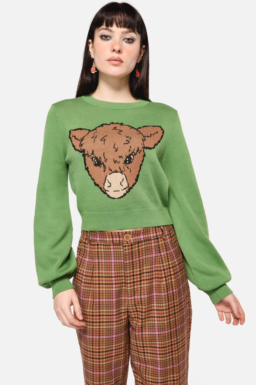 Grazing Cow Knit Jumper