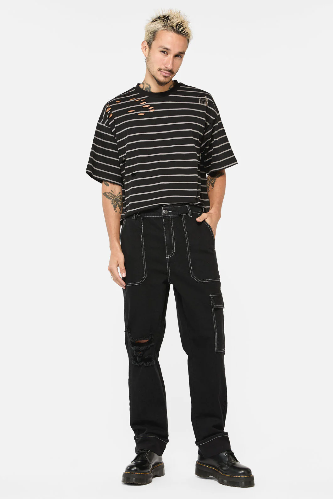 Gothic Cuff Unisex Jeans