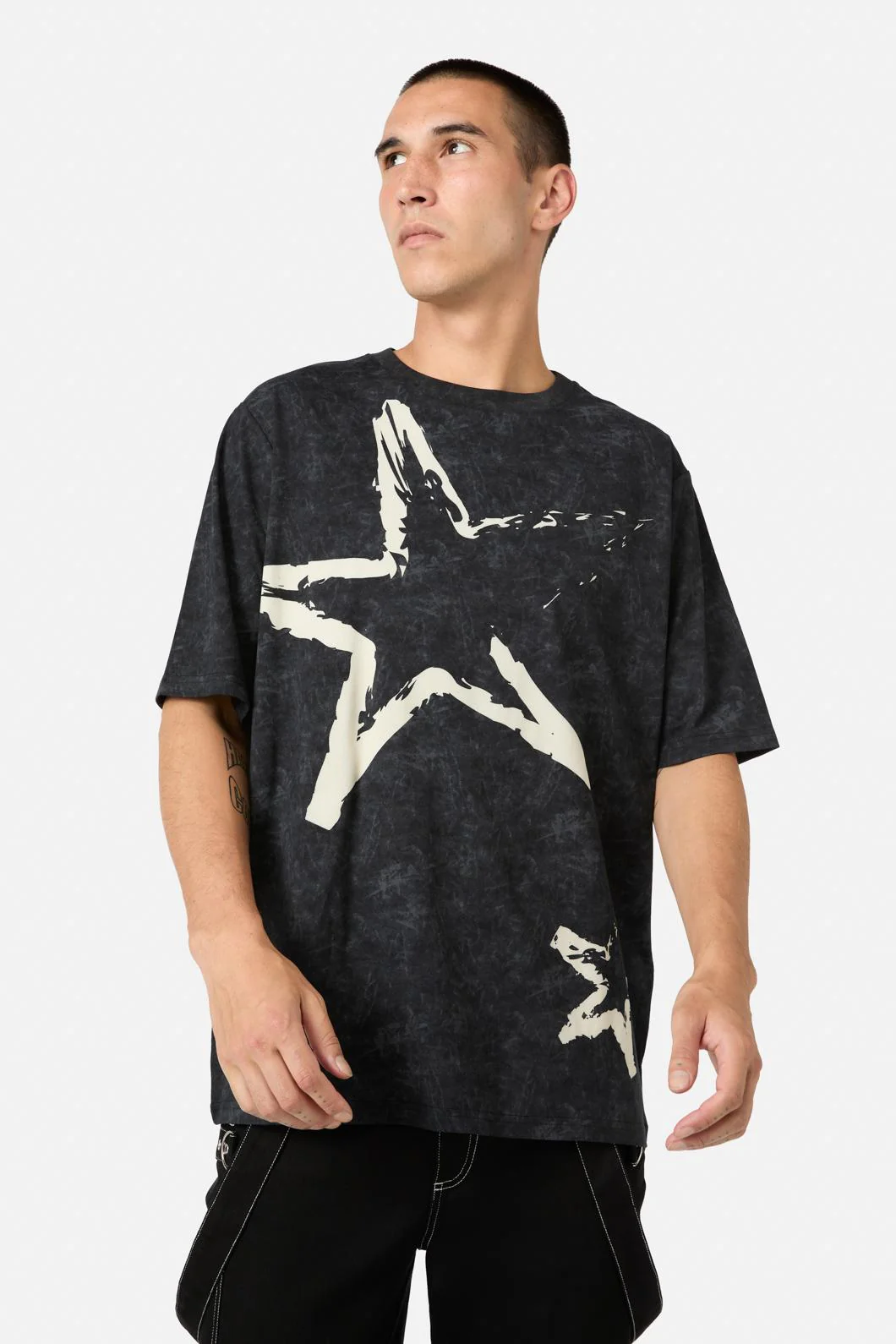 Nevermind Acid Wash Tee