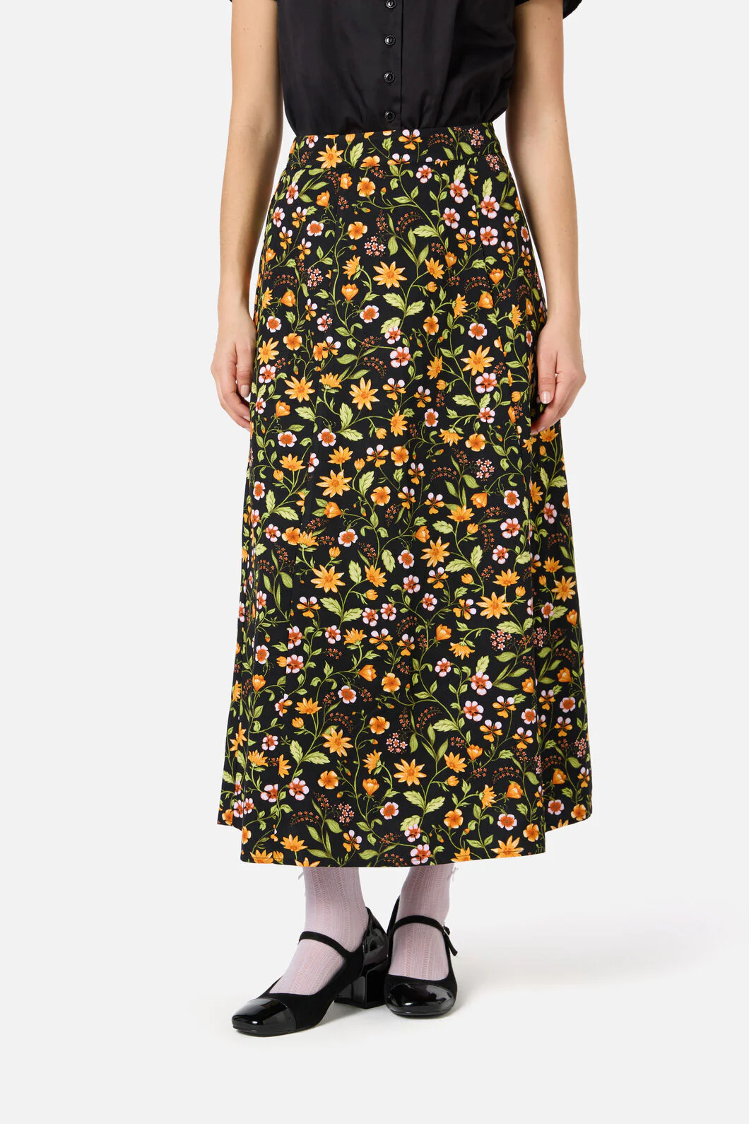 Alyssa Floral Midi Skirt