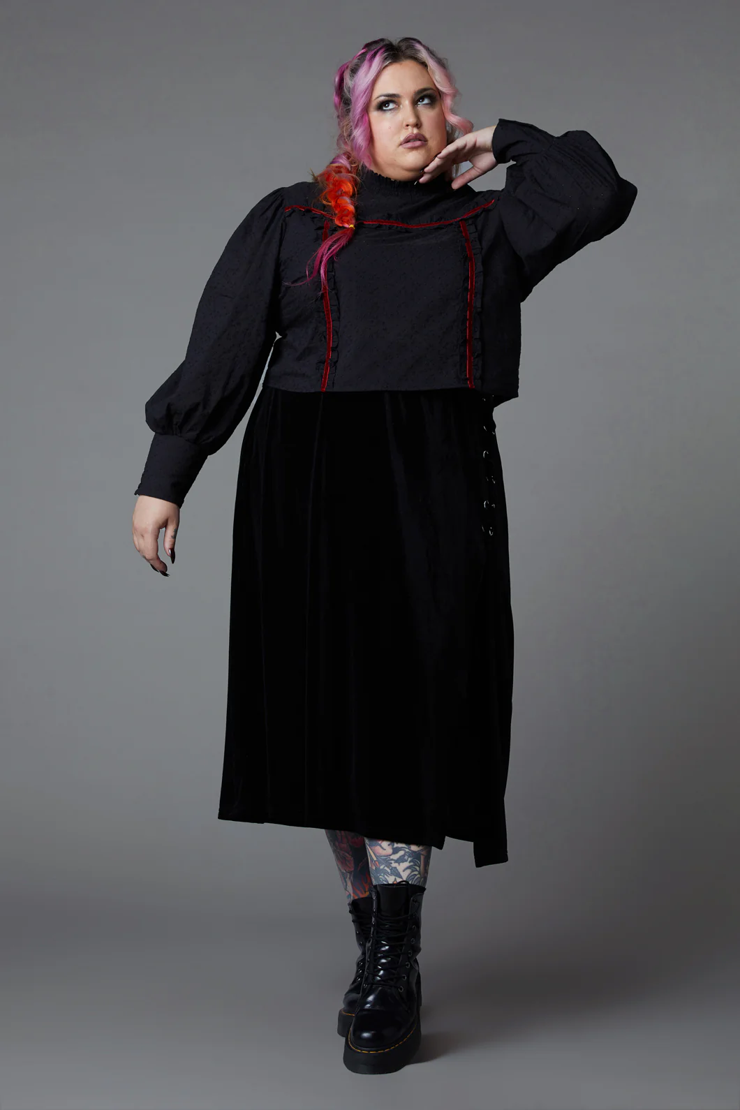 Curve Nadja Gothic Blouse