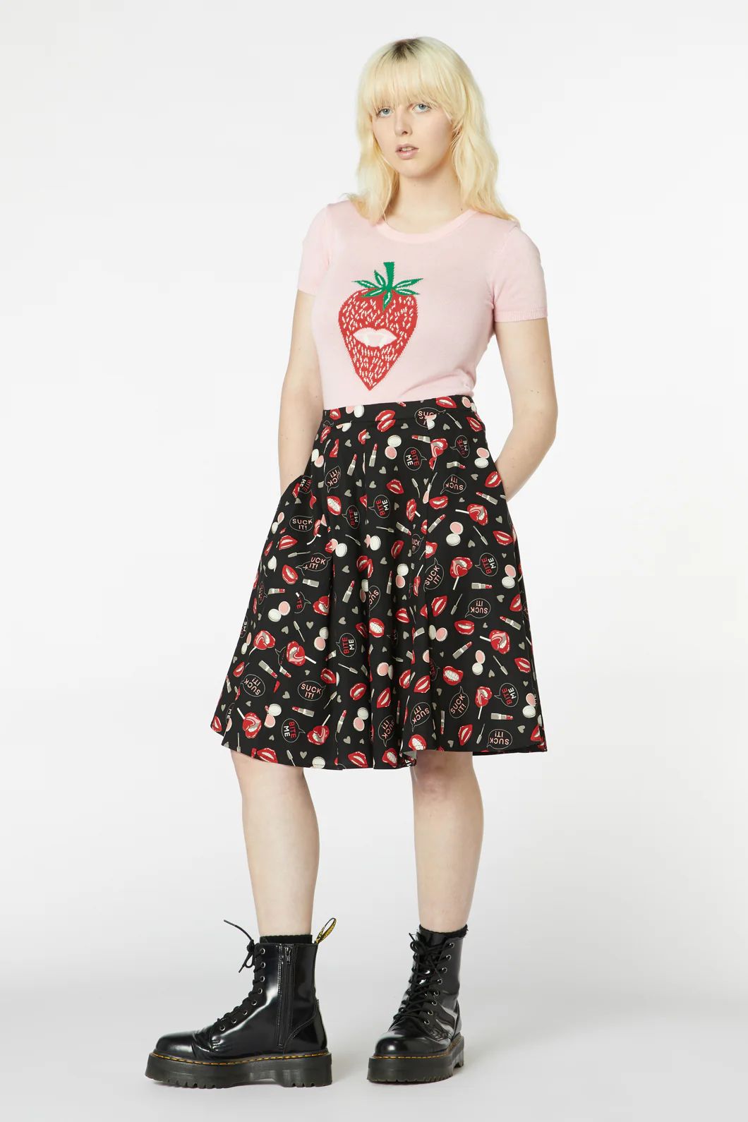 Kiss And Makeup Skirt