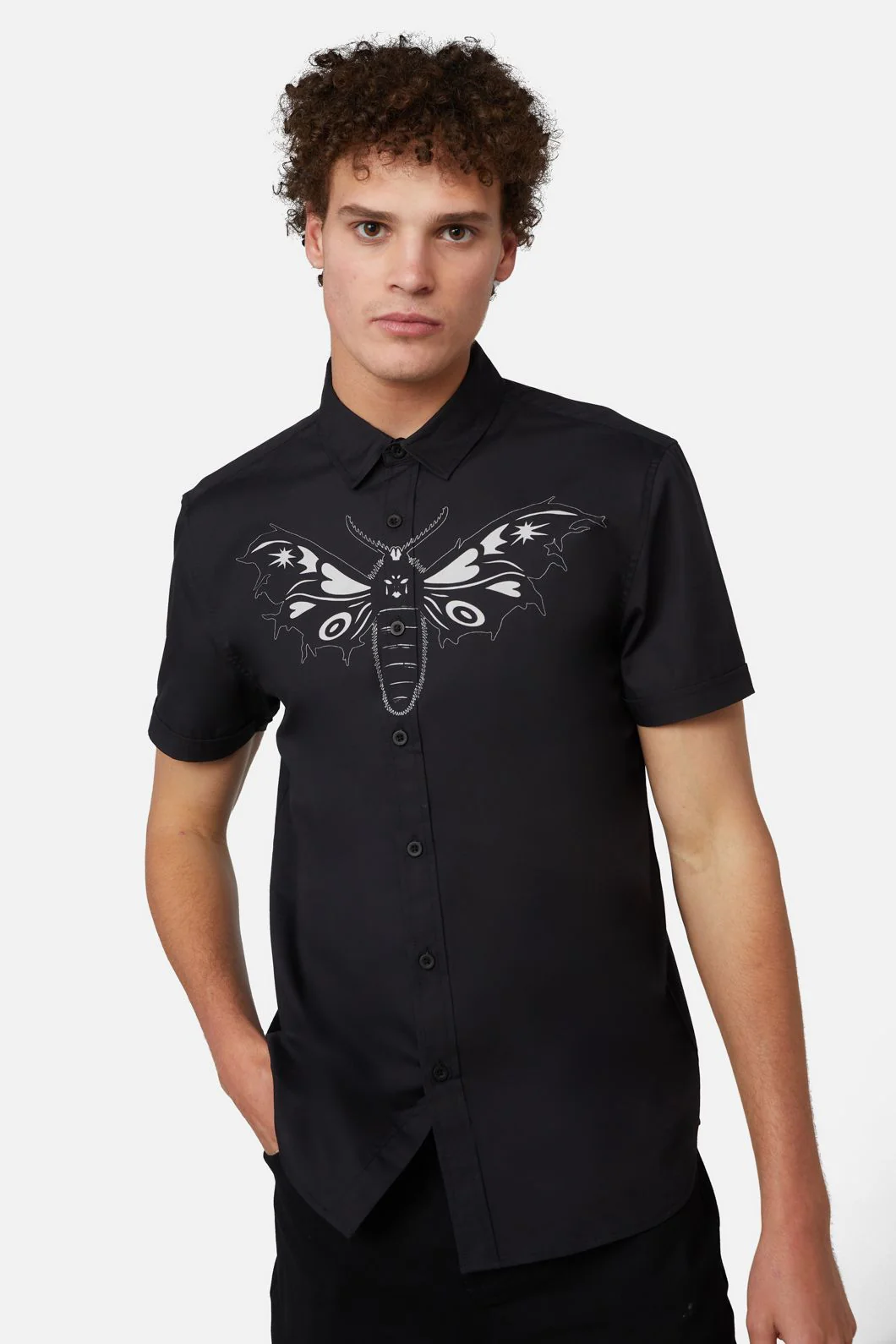 Butterfly Front Placement Shirt