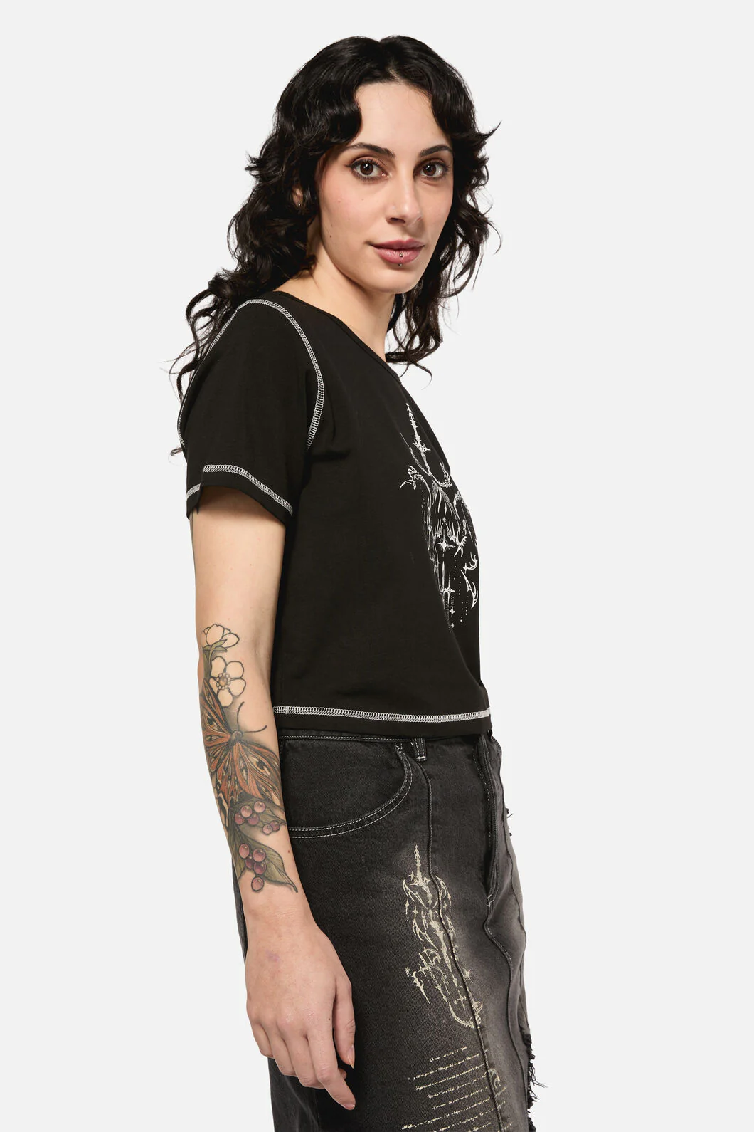 Tech Cropped Baby Tee