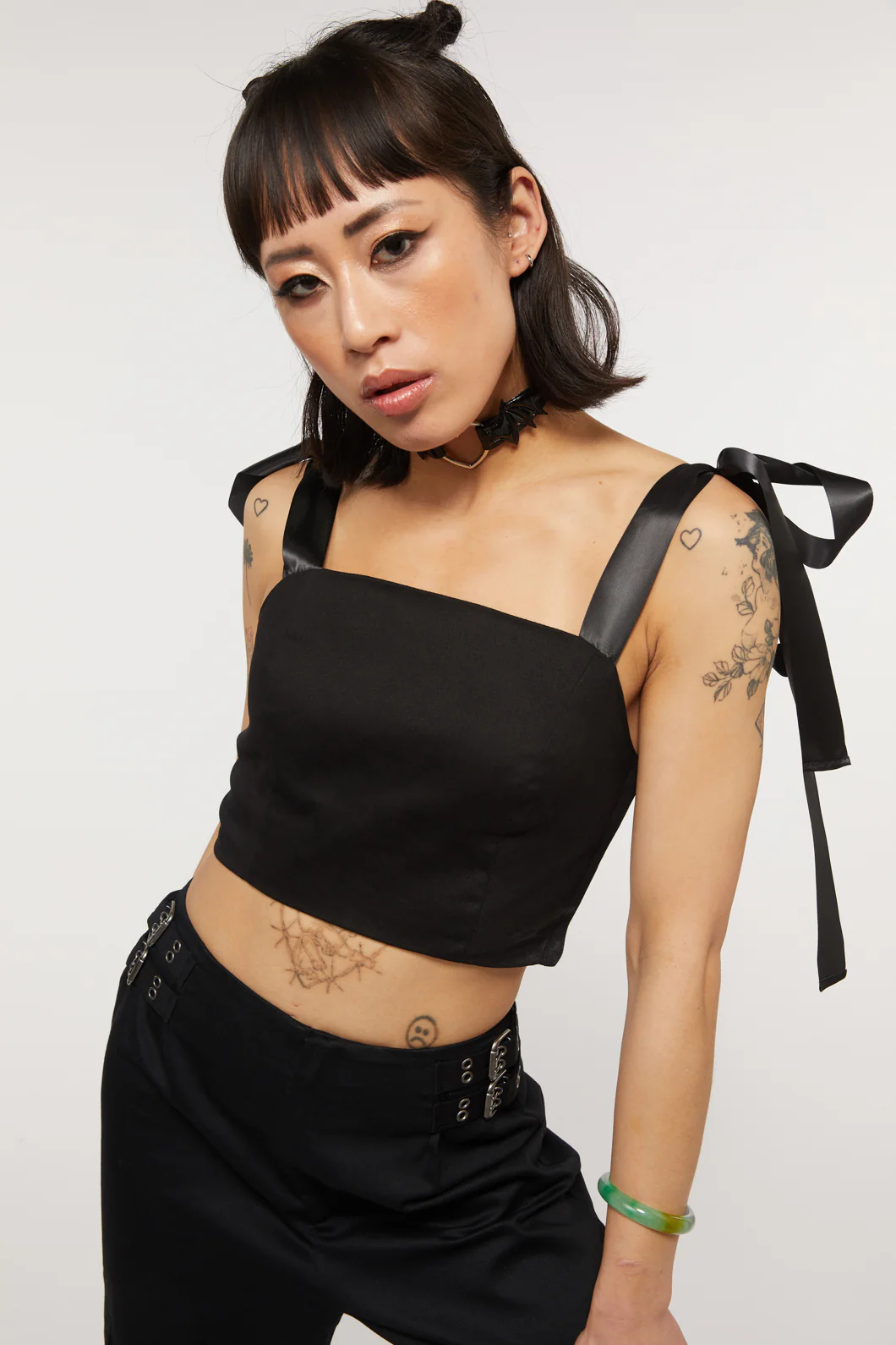 Romance Ribbon Strap Top