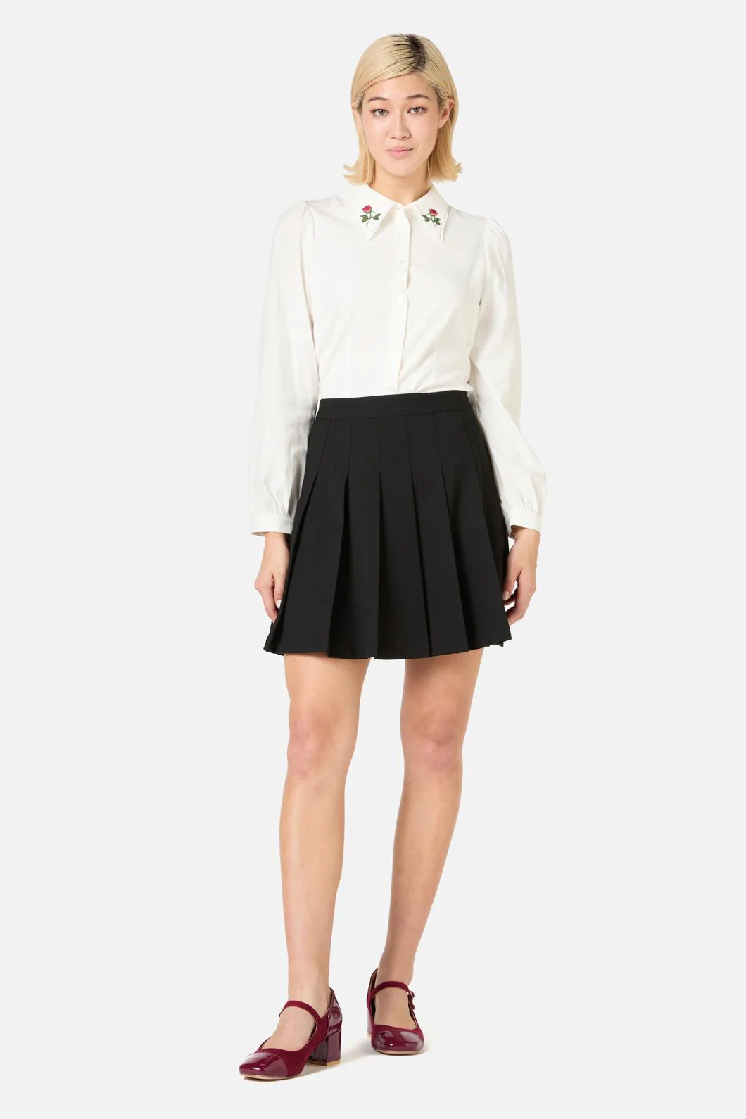 Briony Pleated Mini Skirt