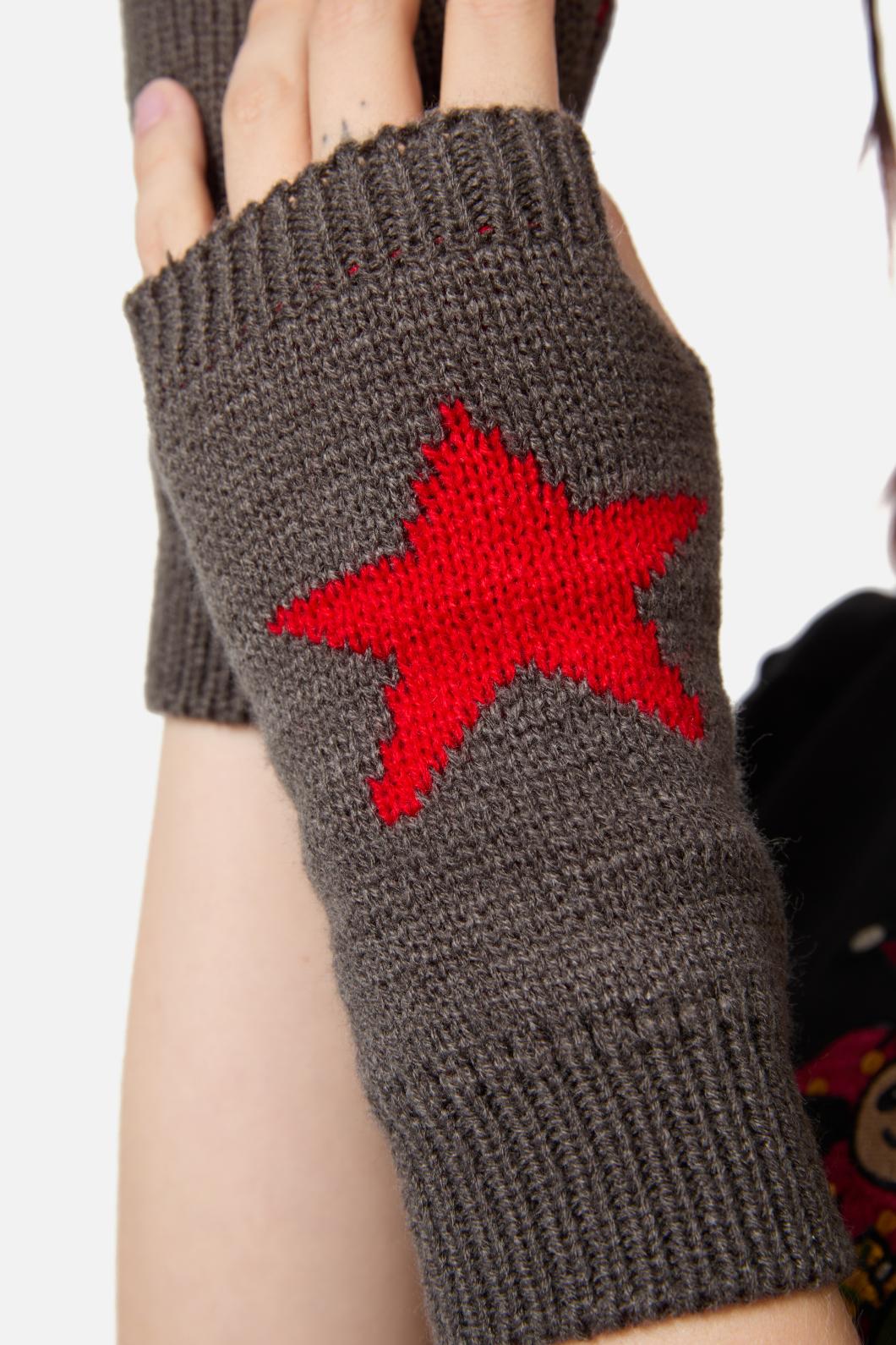 Stars Fingerless Gloves