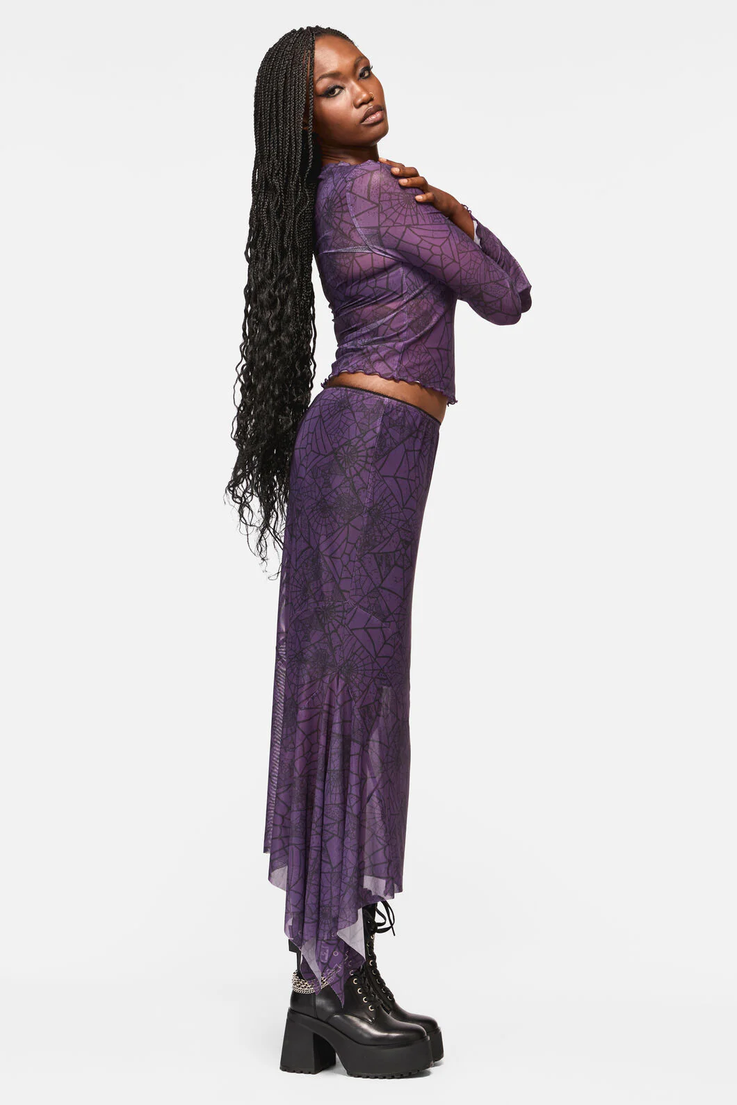 Window Web Mesh Skirt