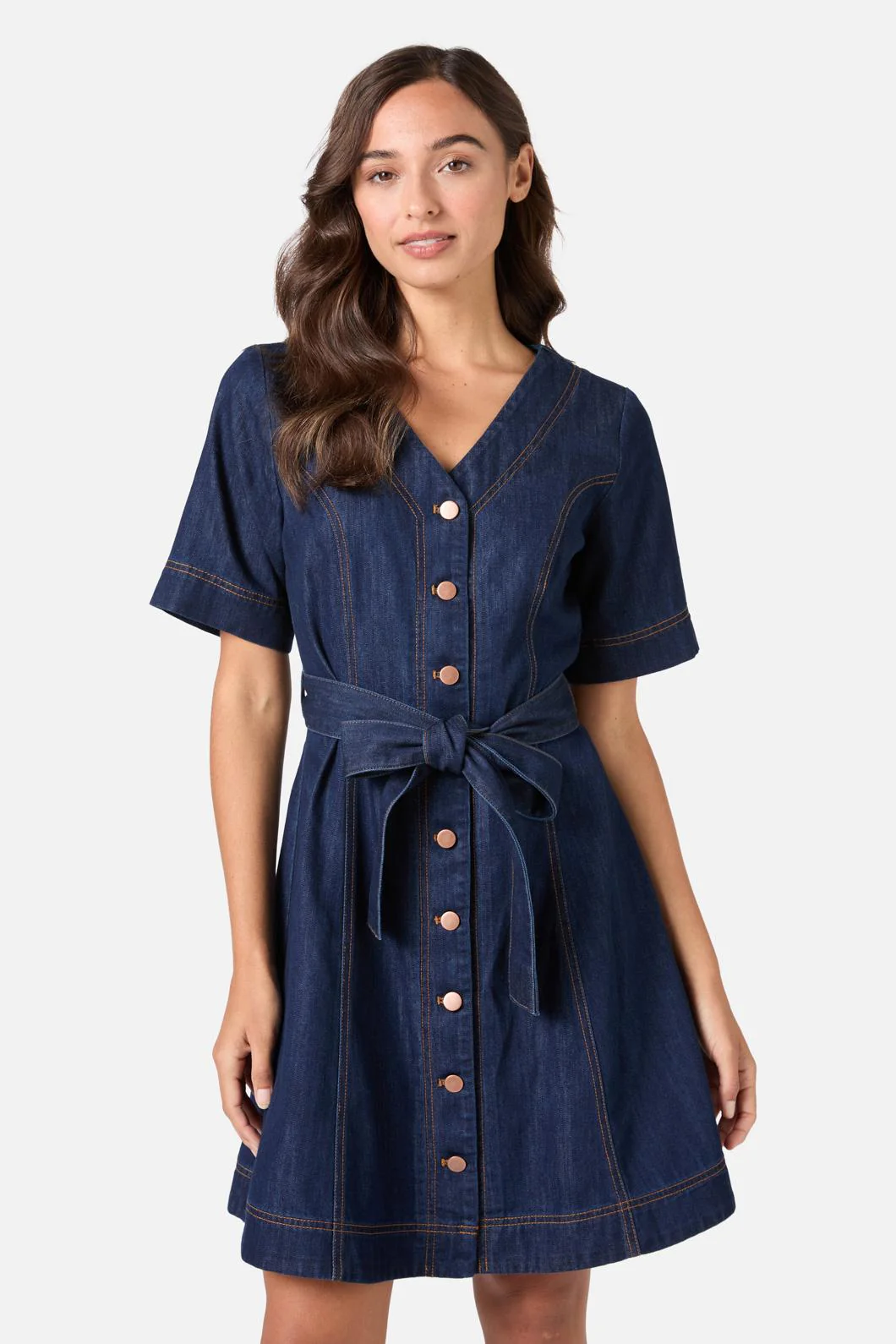 Tegan Denim Mini Dress