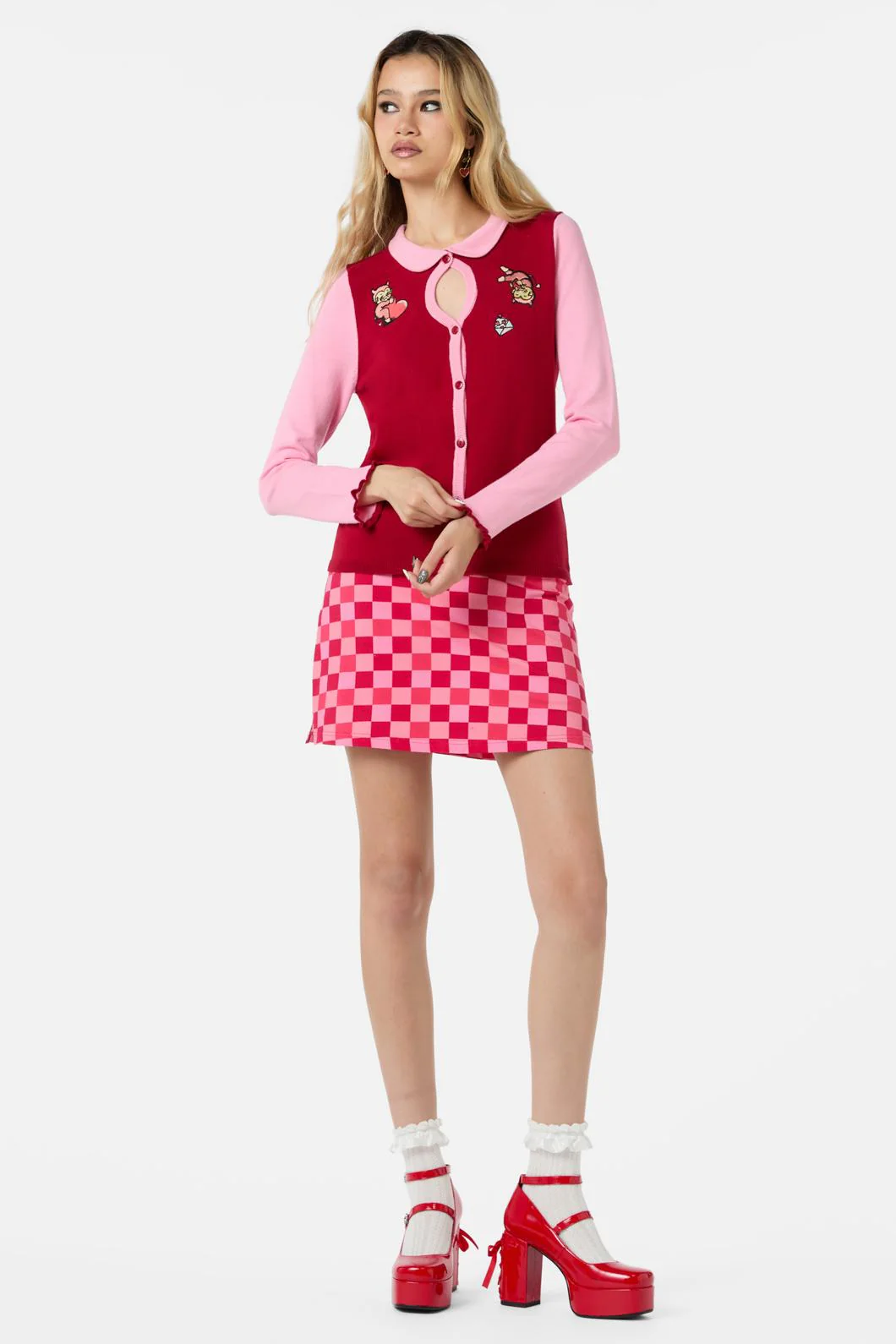 Love Found Contrast Cardi