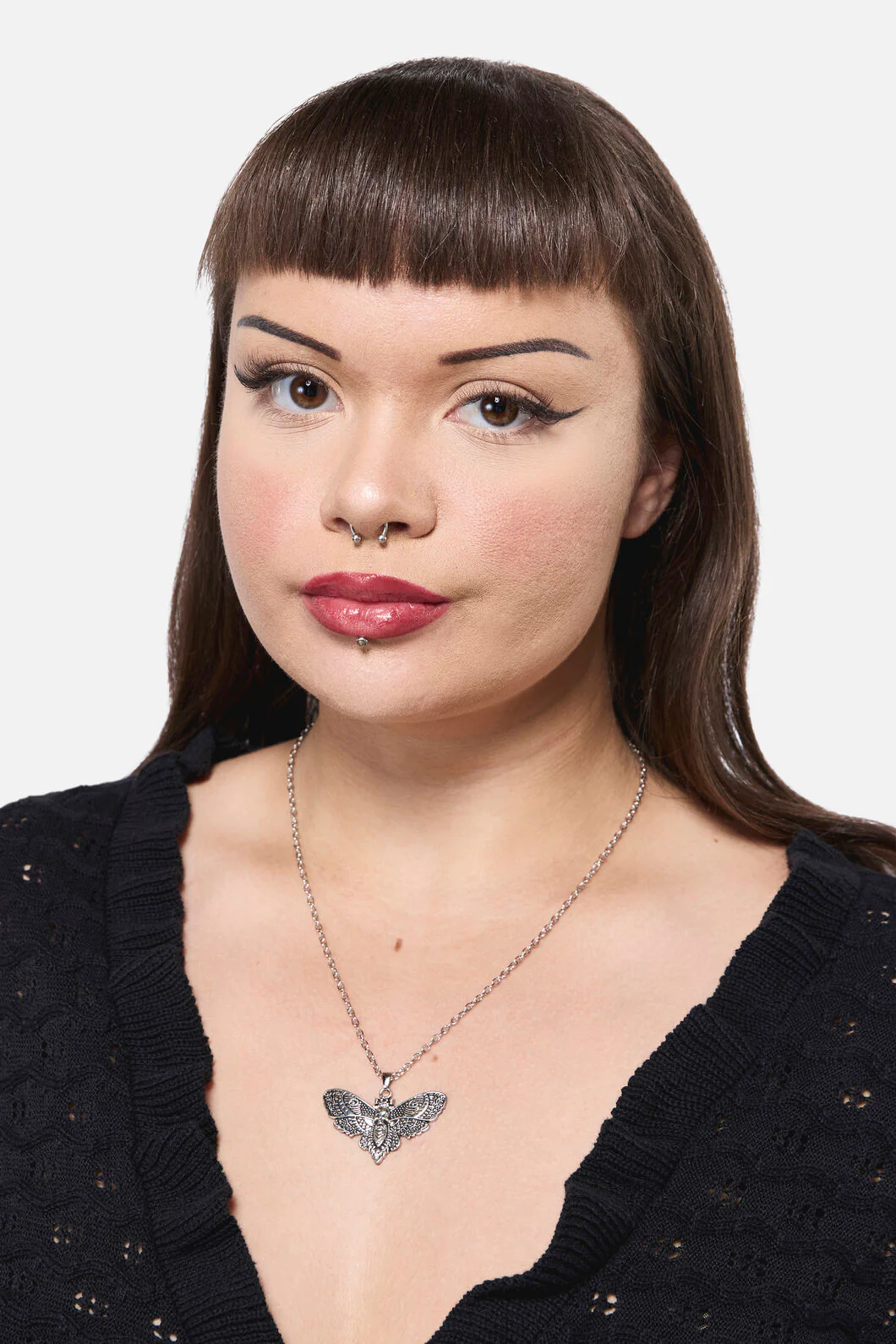 All Hallows Eve Moth Necklace