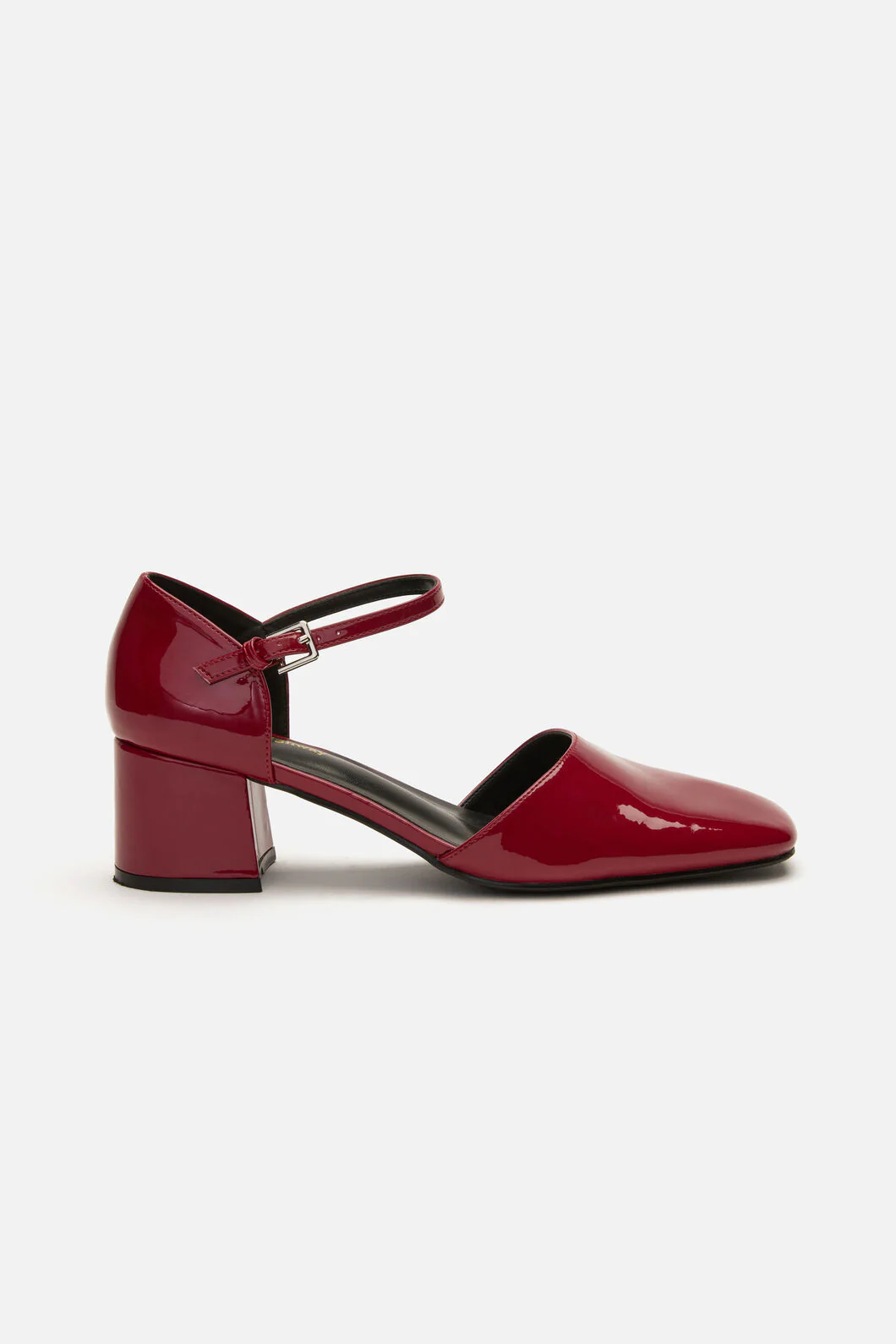 Plum Sweet Buckle Heel