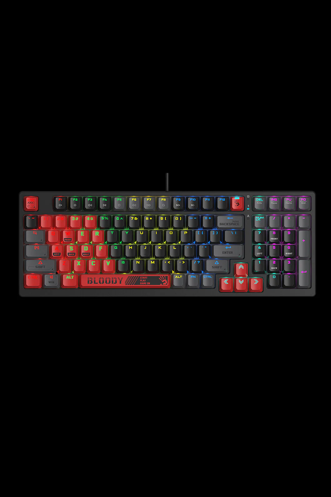 S98 BLMS Mechanical Keyboard 80% (Sports red)