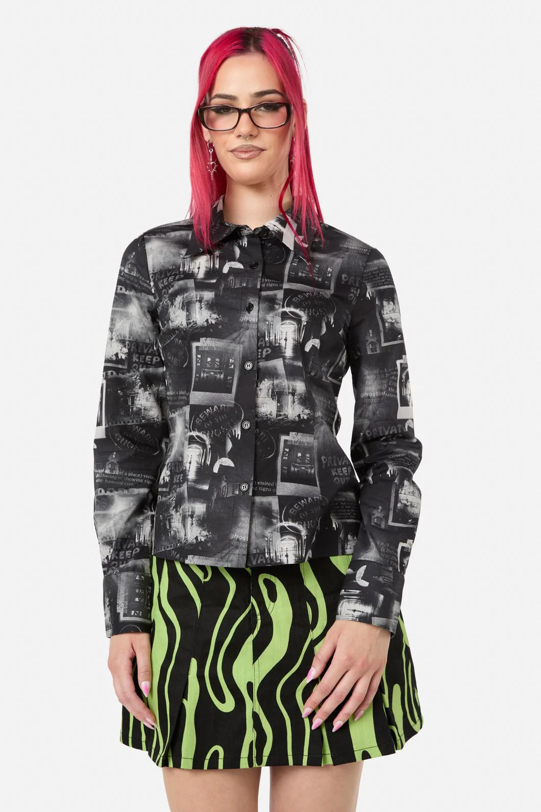 Possess Print Blouse