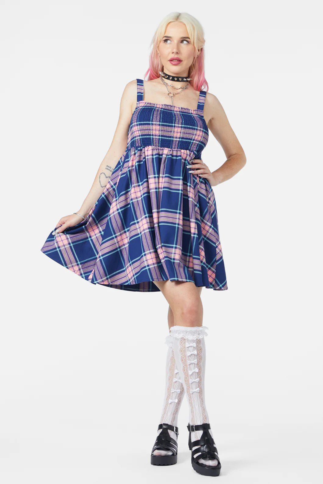 Sandbank Tartan Dress