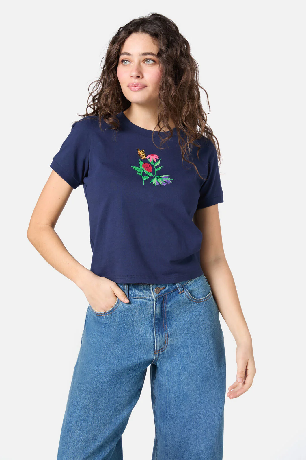 Garden Party Baby Tee