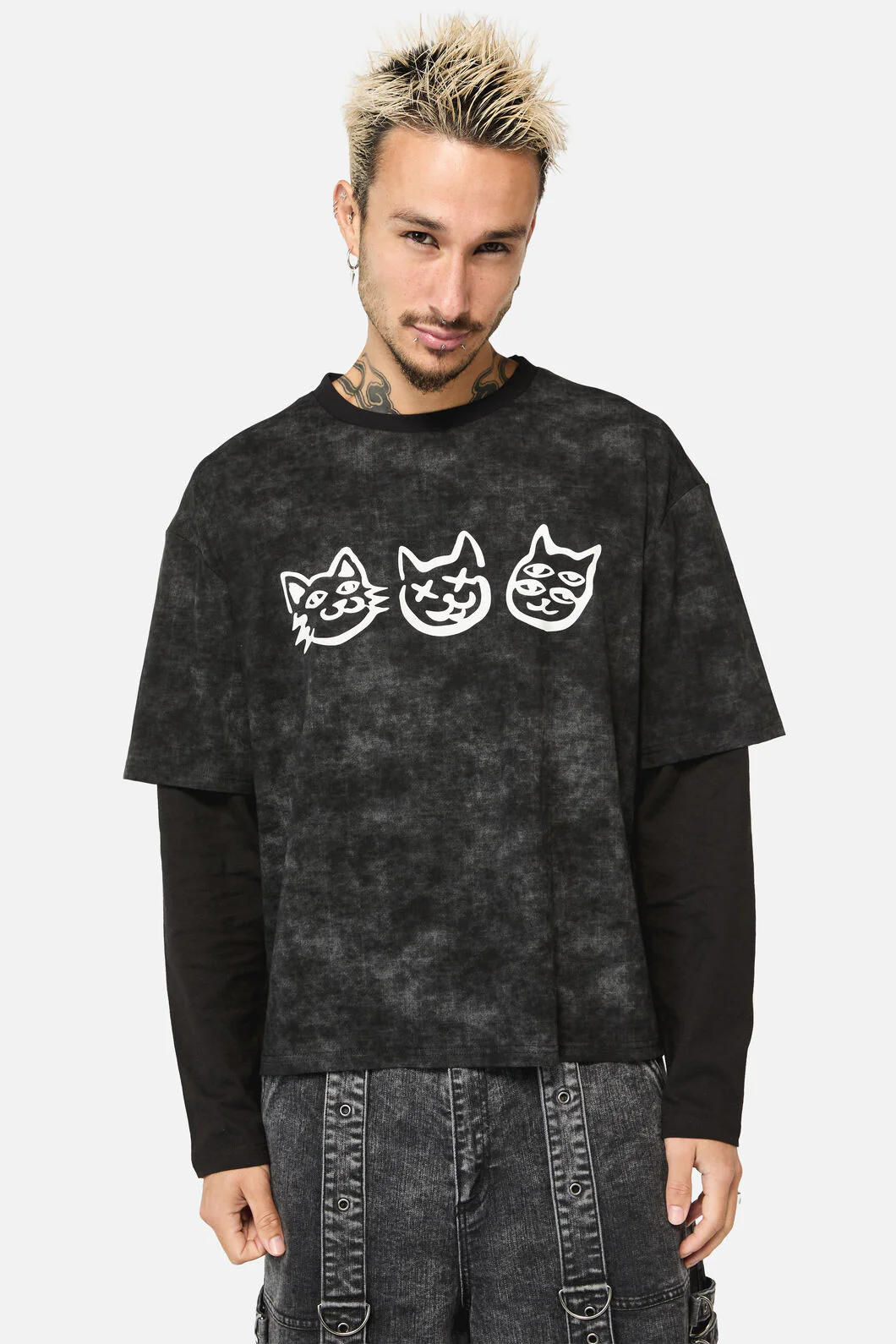 Laneway Graff Acid Wash Tee