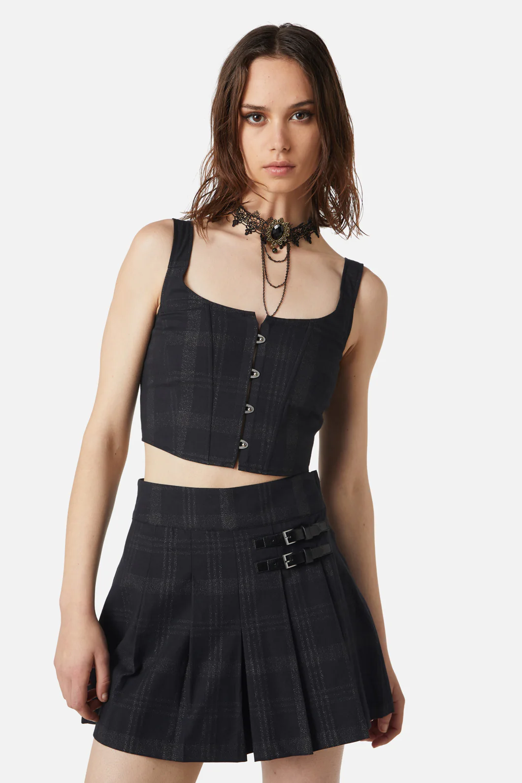 High Society Tartan Corset