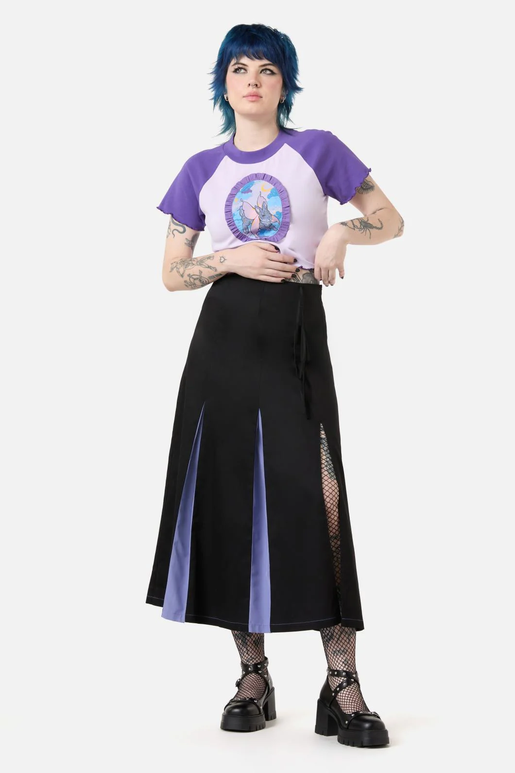 Moon Time Pleated Skirt