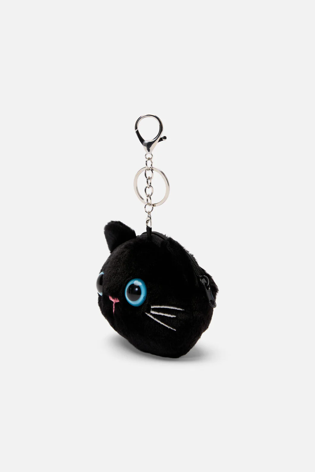 Black Cat Bag Charm Coin Purse
