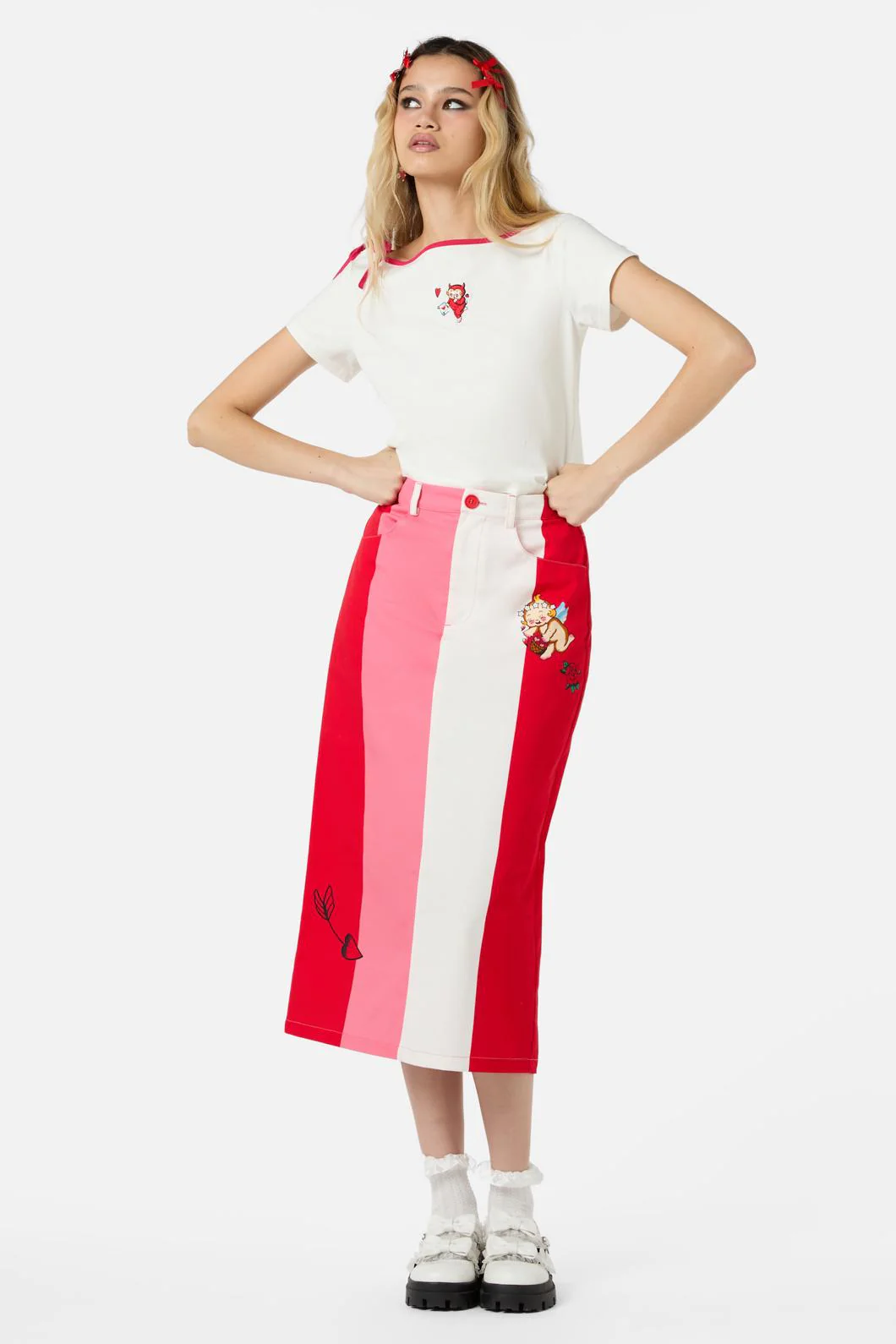 Love Letter Midi Skirt