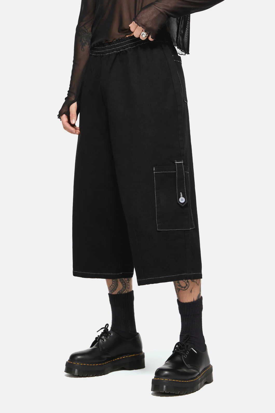 Vixi Relaxed Fit Denim Short