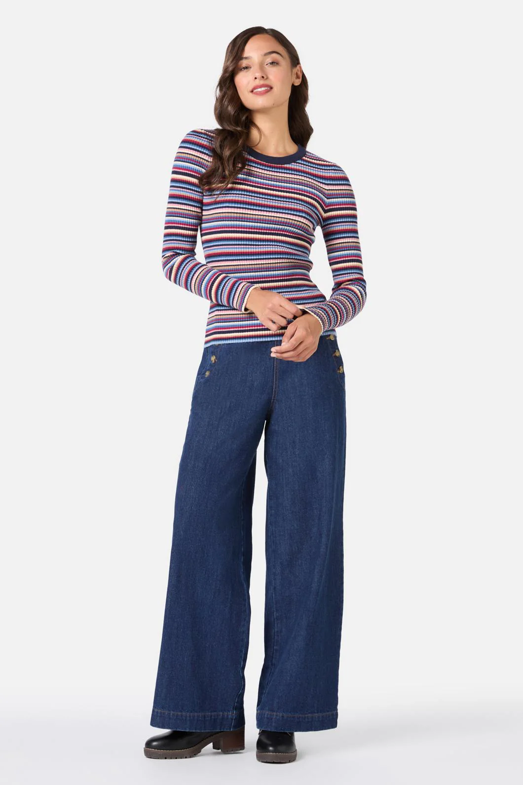 Lucy Stripe Knit Top