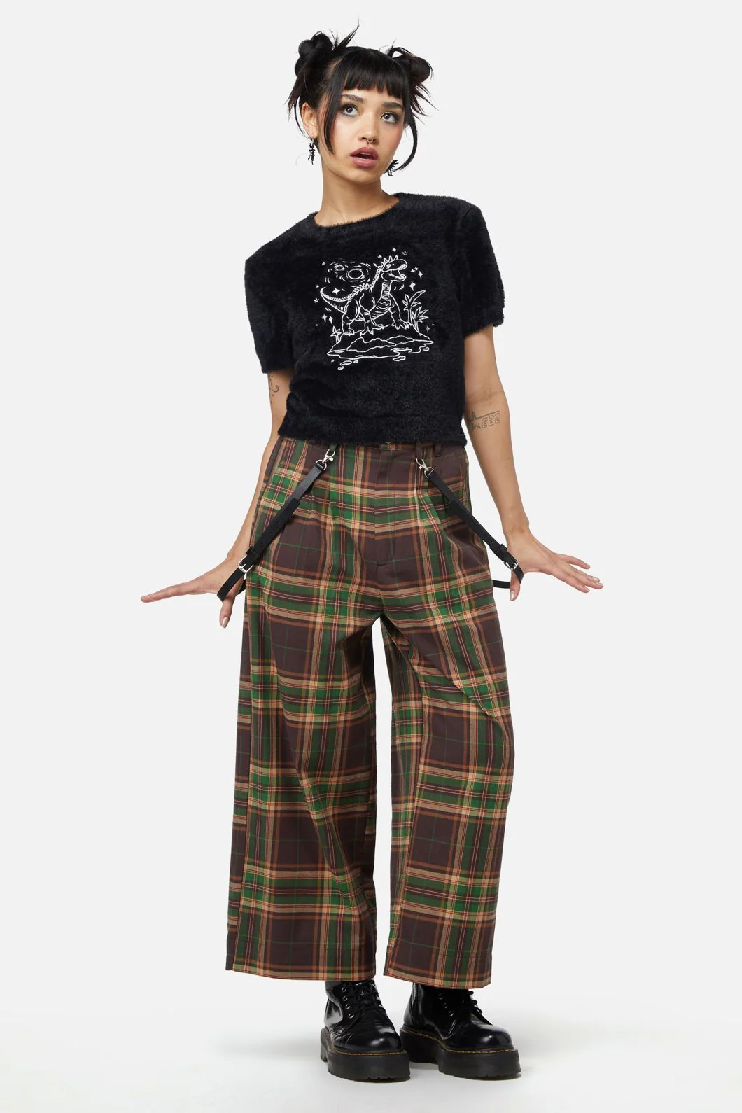 Triassic Embroidery FluffyKnit