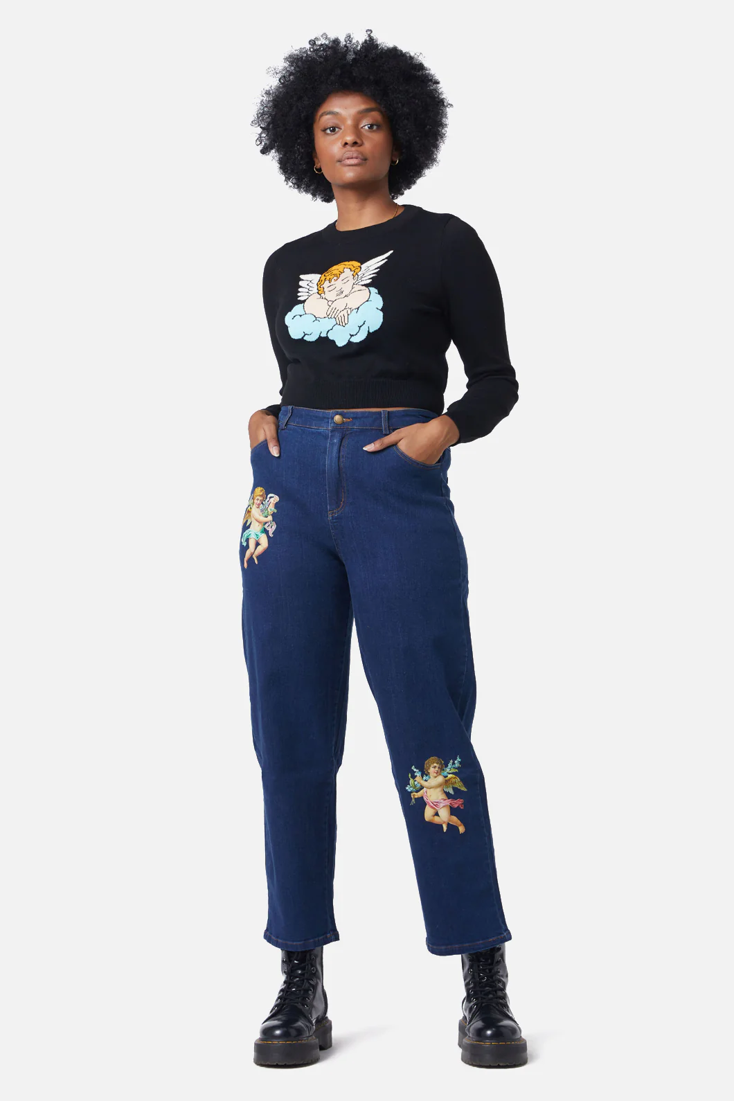 Quirky Cherub Cotton Knit