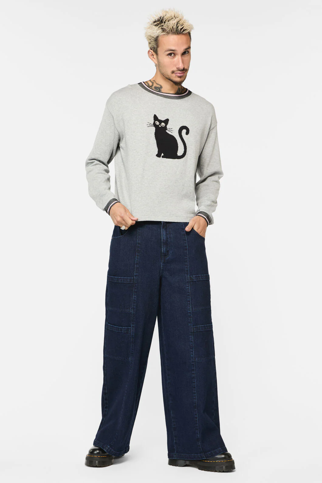 Catkins Varsity Knit Jumper