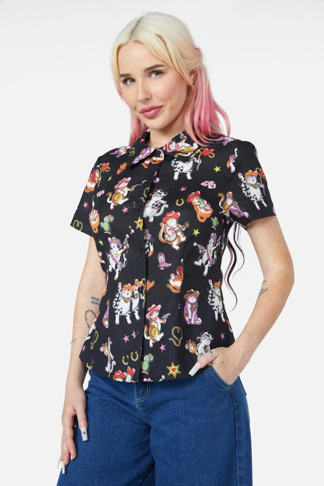 Meowdy Blouse