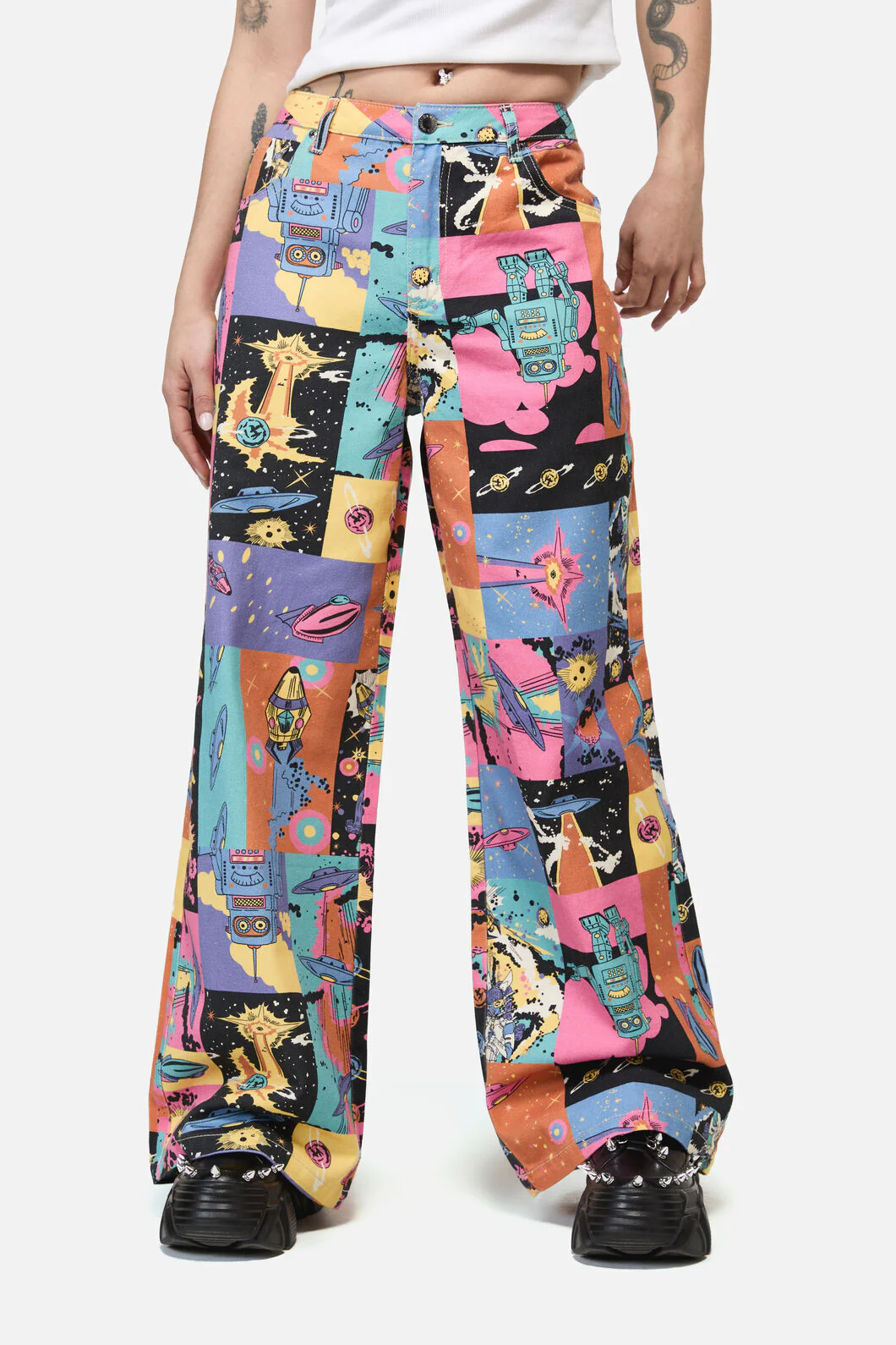 Galactic Print Jean
