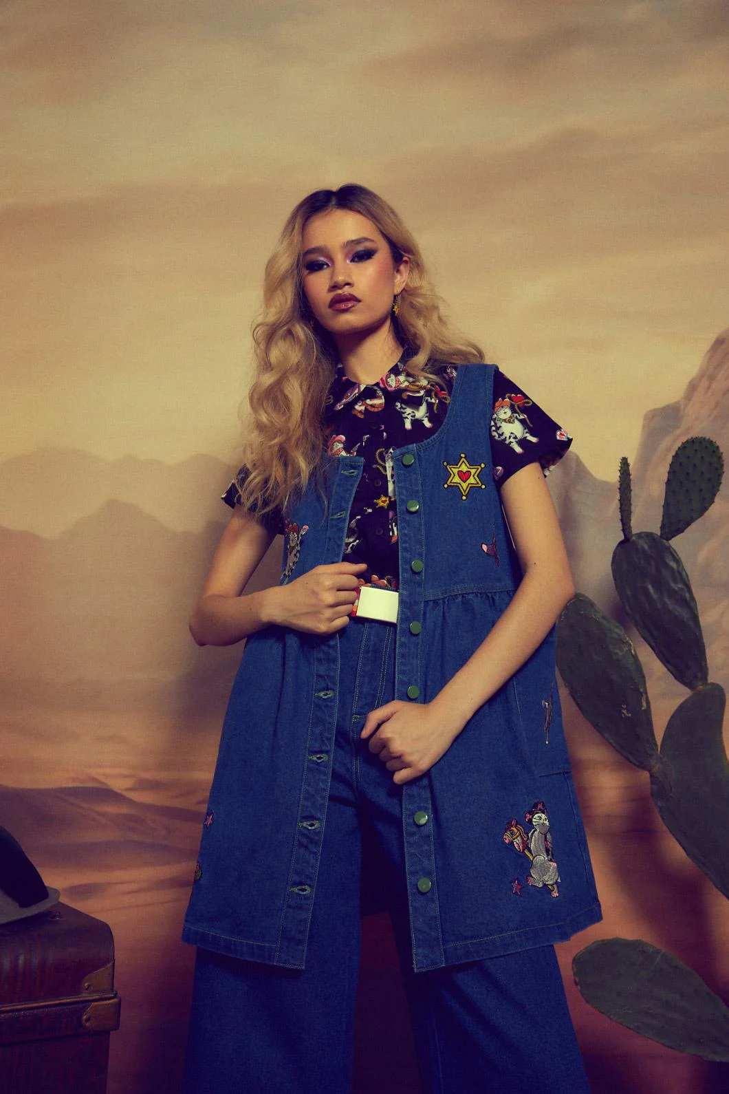 Bandit Denim Pinafore