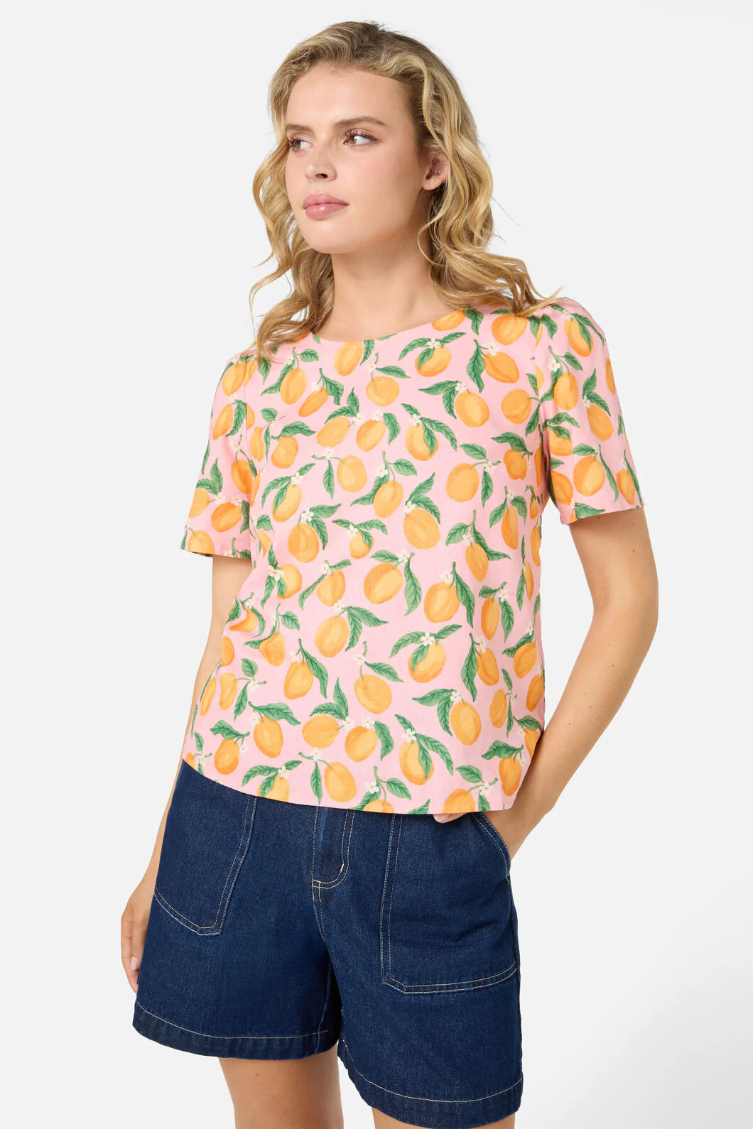 Apricots Short Sleeve Top
