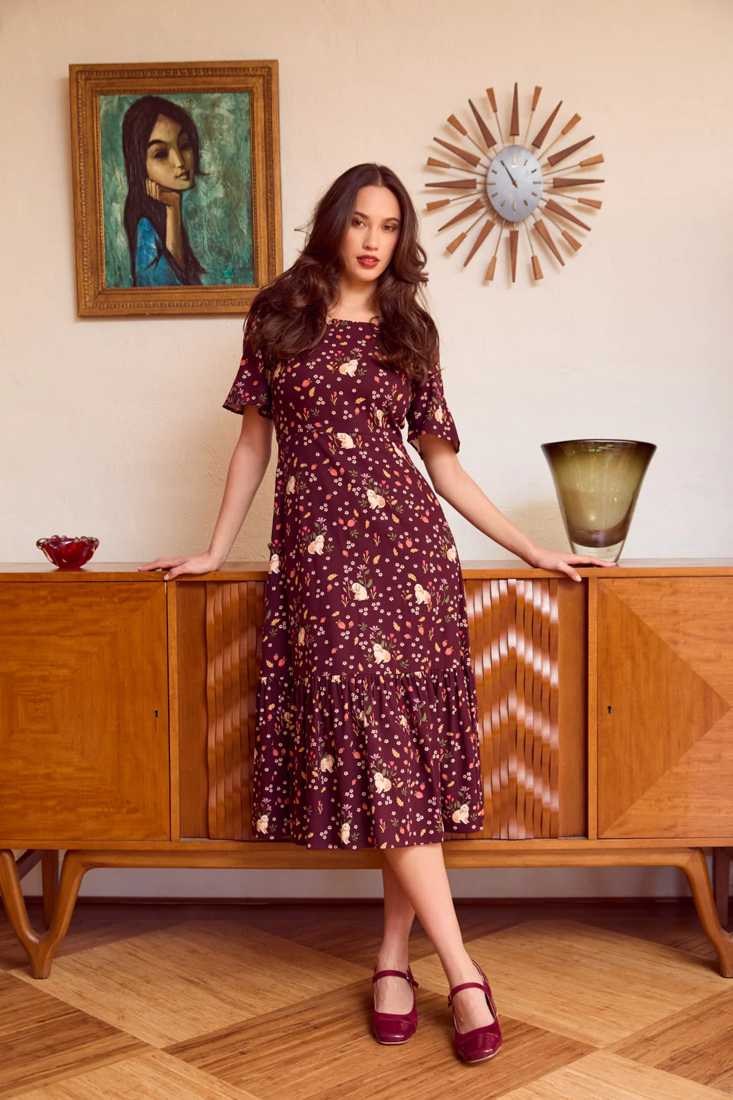 Coco Rabbit Midi Dress